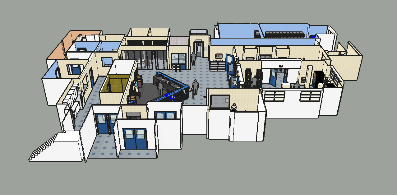 22nd Precinct Set Concept Illustration