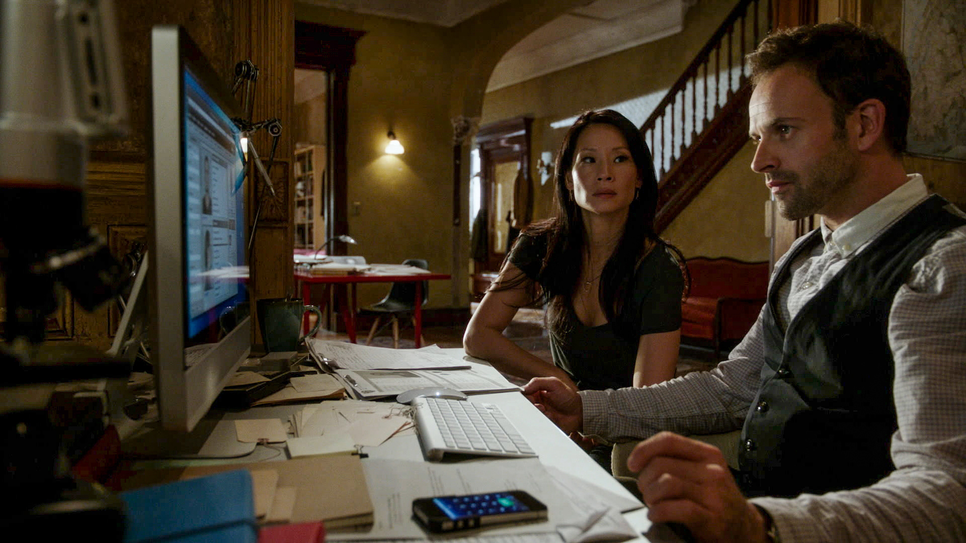 Brownstone Parlor Floor Study Set