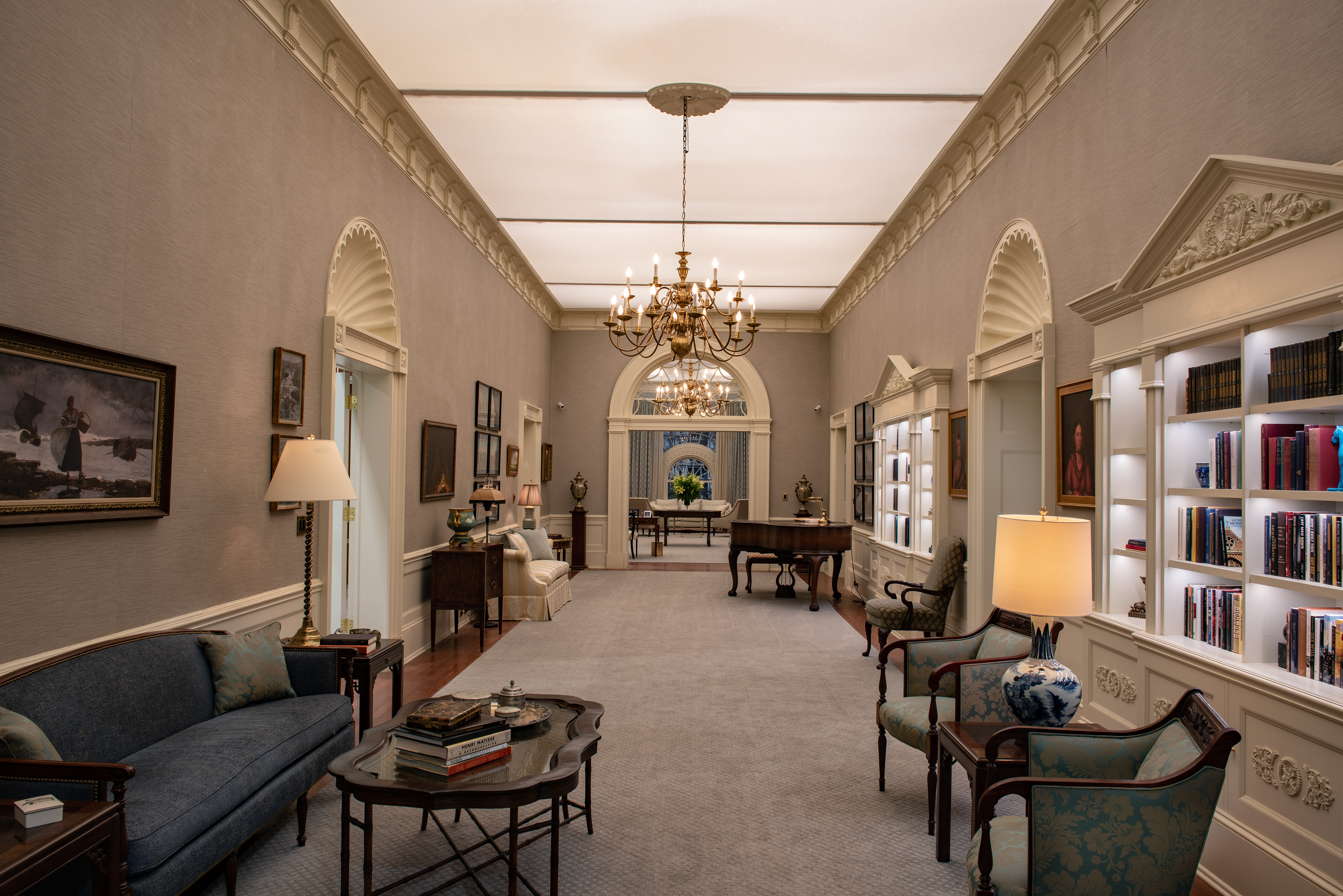 Int White House Residence Center Hall