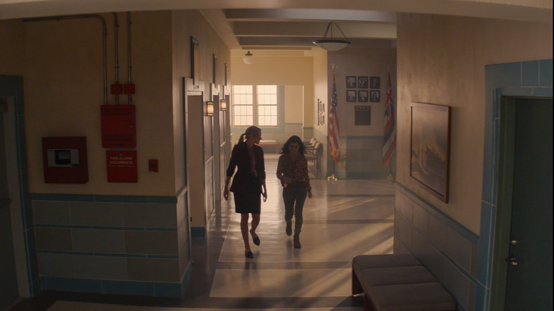 NCIS Head Quarters Hallway Set