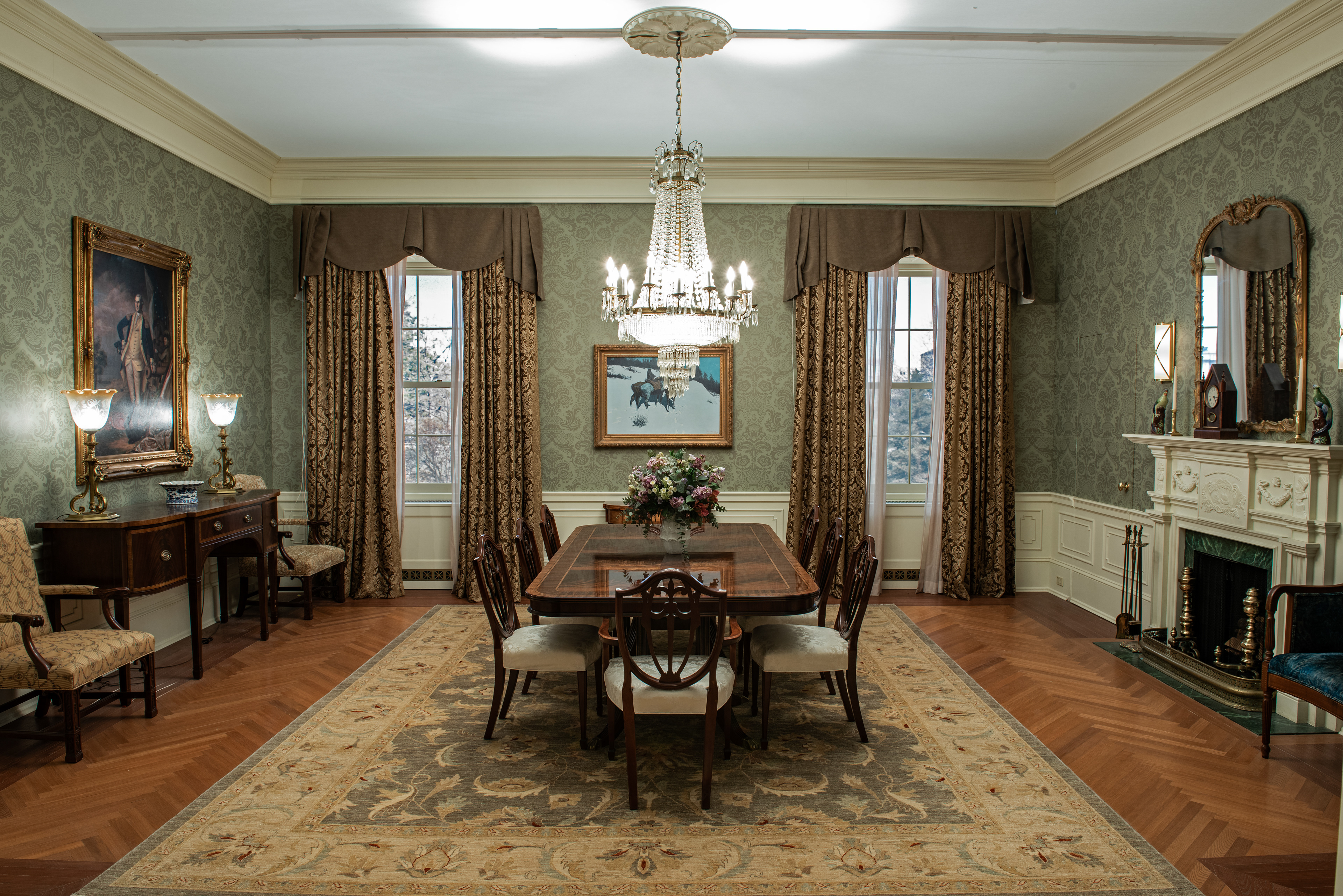 Int White House Residence Dinning Room