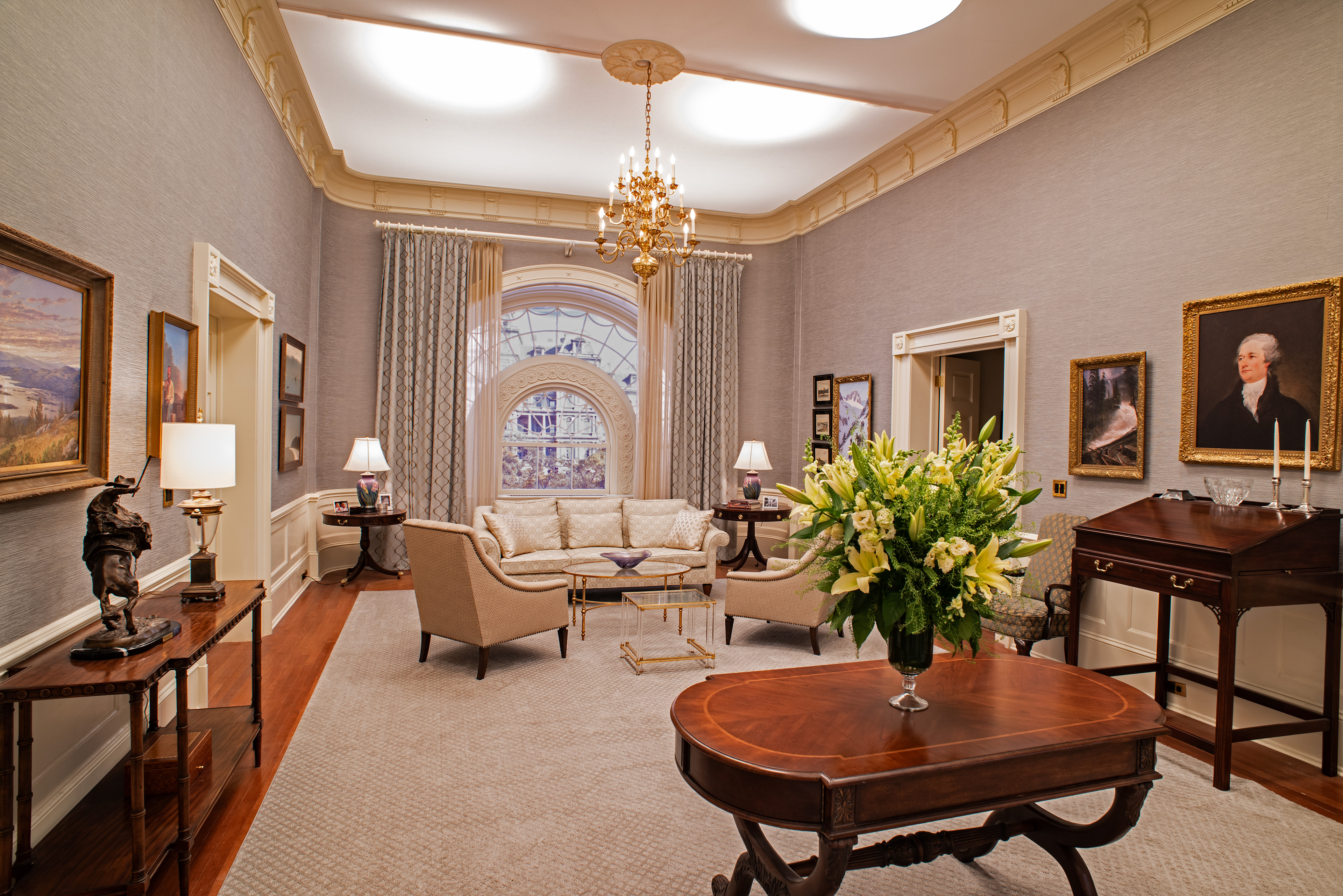 Int White House Residence West Sitting Hall