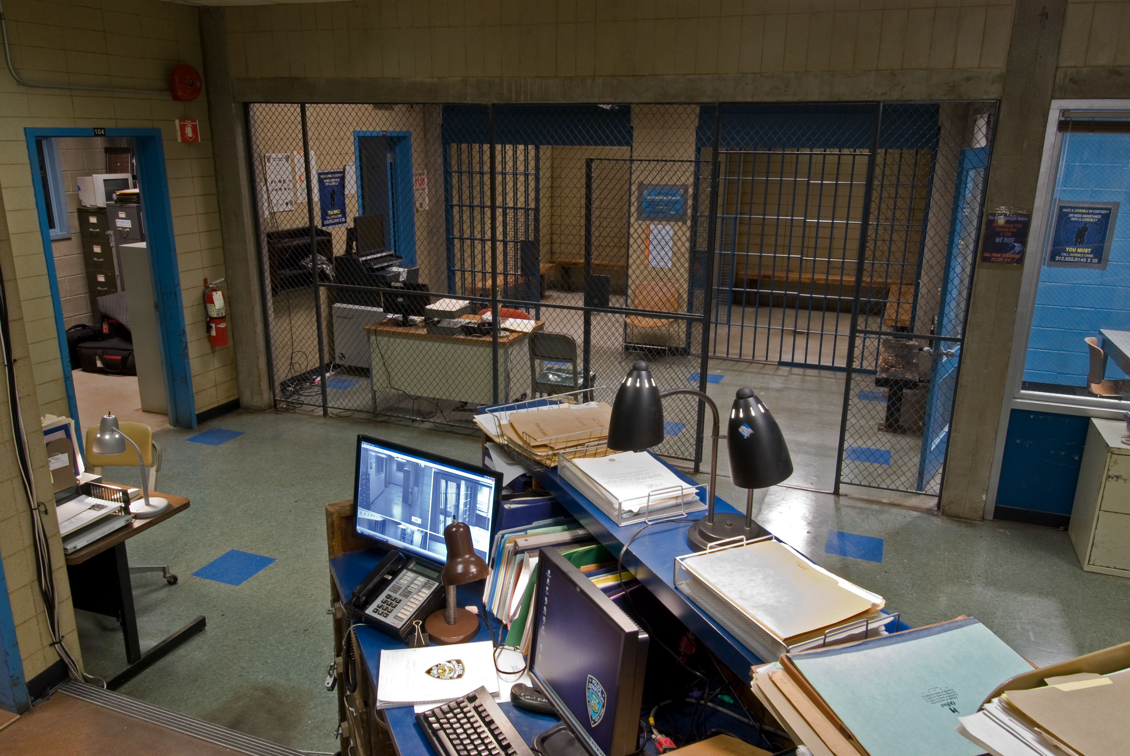 22nd Precinct Holding Cells Set