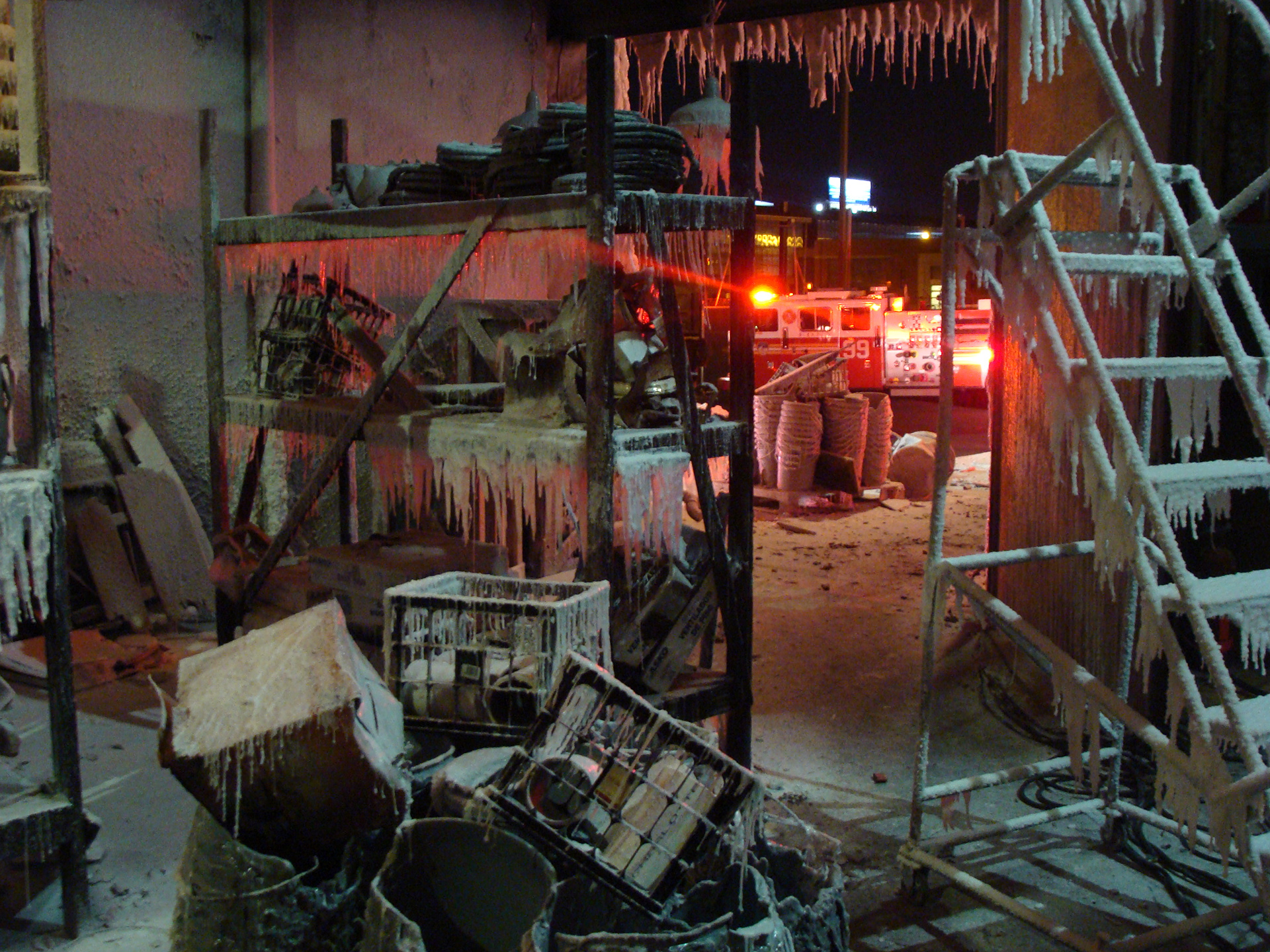 Interior Ice Fire Location