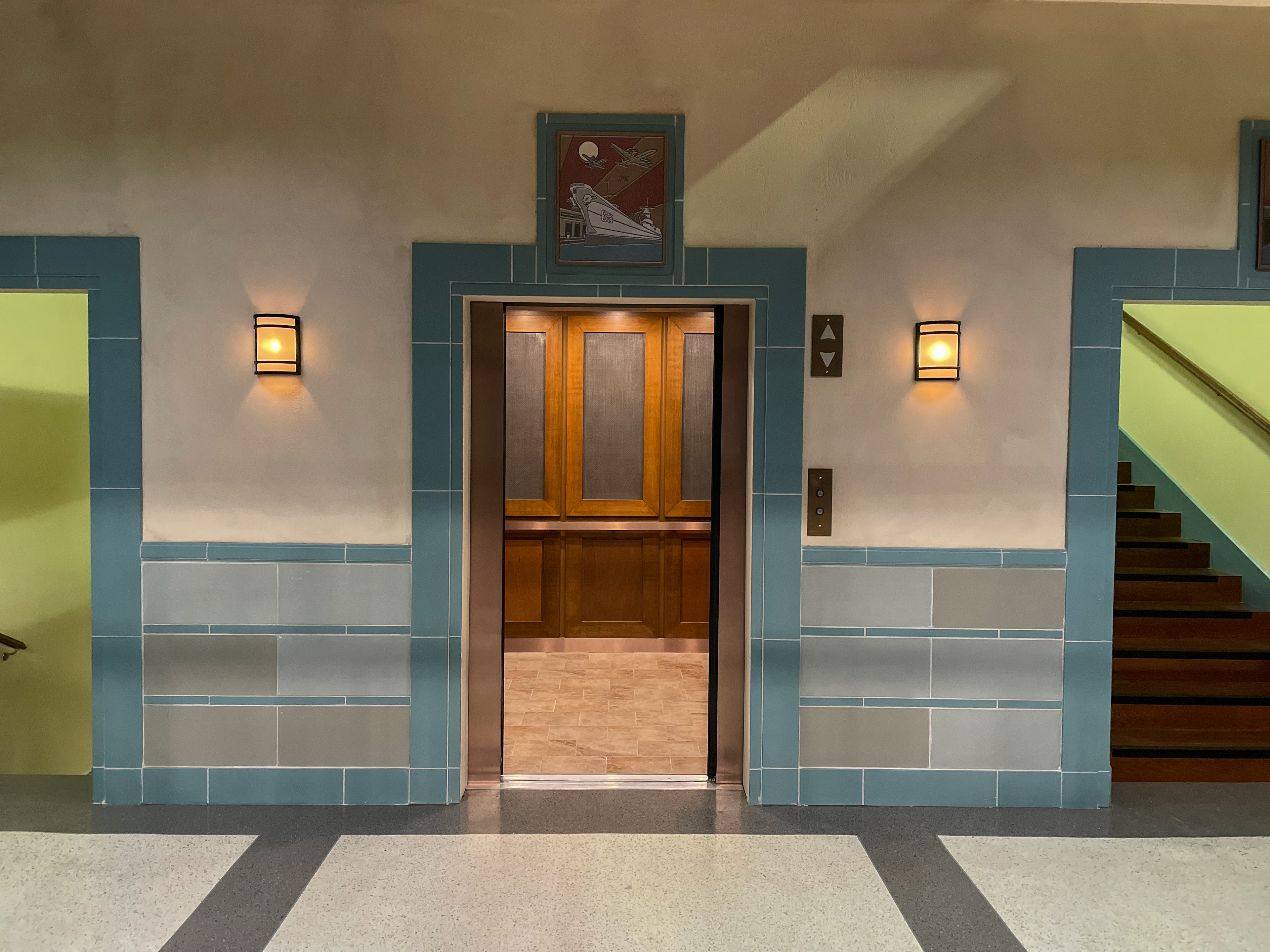 NCIS Head Quarters Hallway Set