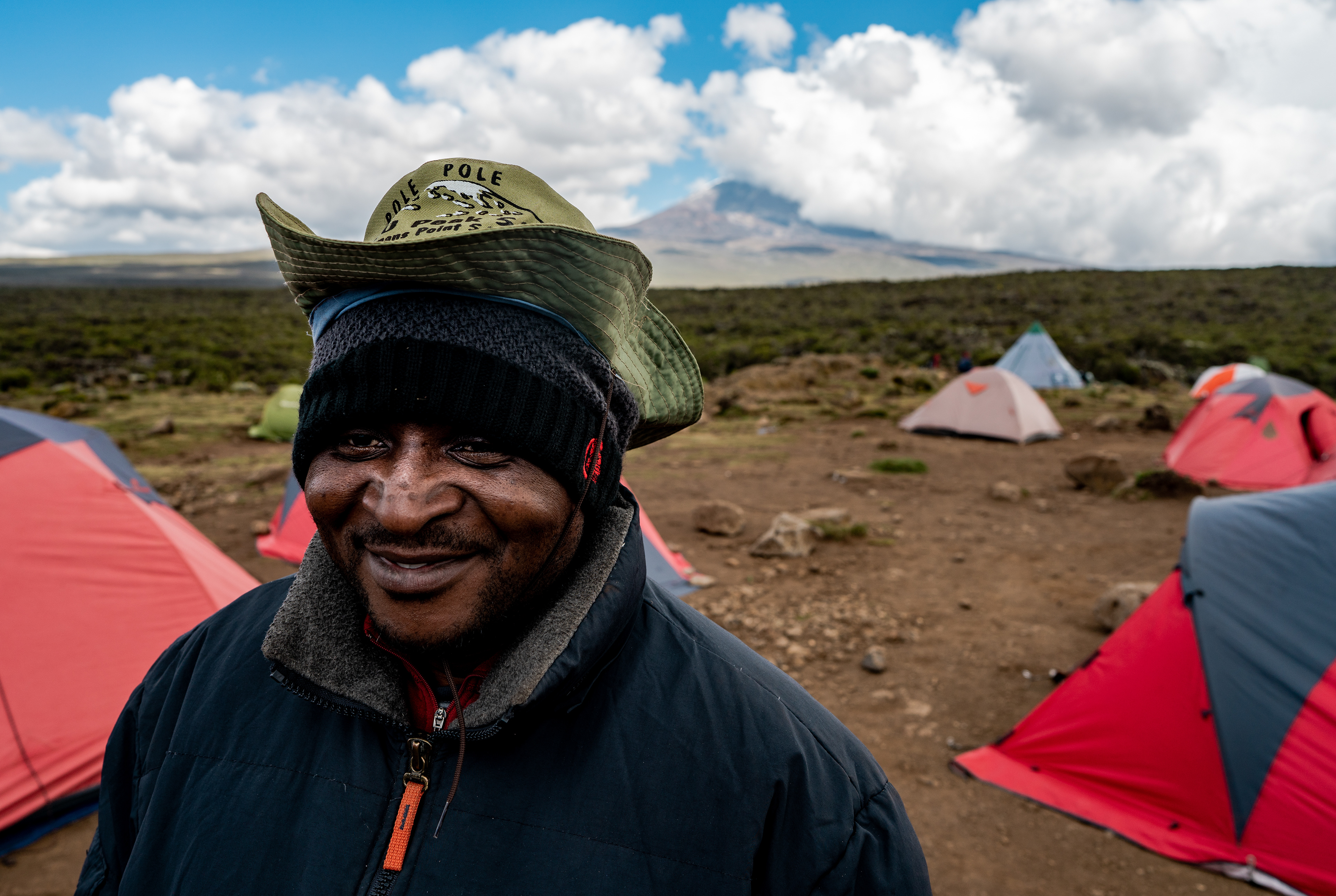 Serge Lunglee, His kilimanjaro hat