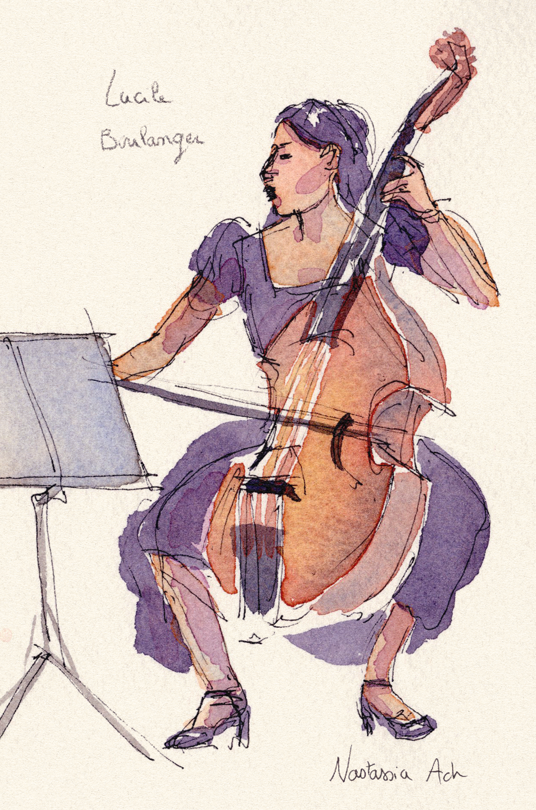 8 août 2025 - Lucile Boulanger (gambiste), concert dans l’église d’Arrigas