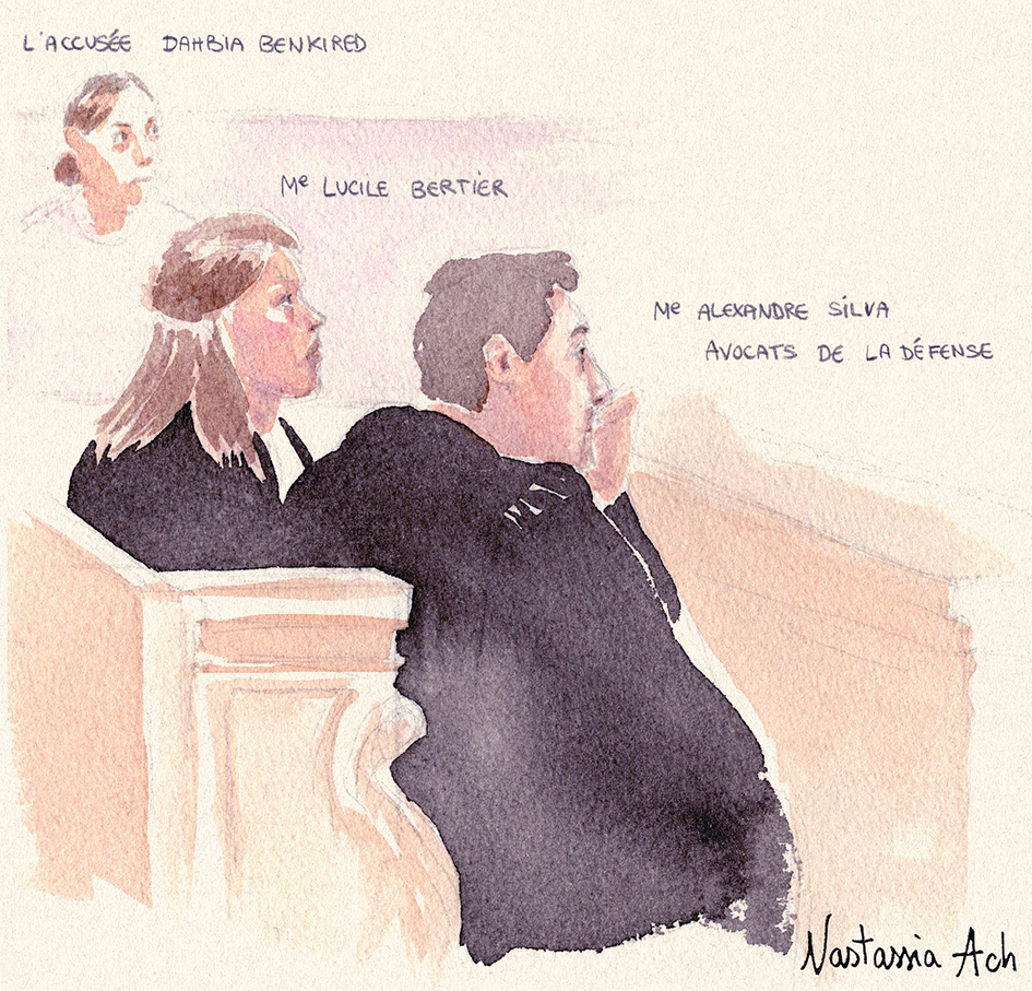 Procès Benkired - Palais de Justice de Paris - octobre 2025 - Avocats de la défense Maîtres Alexandre Silva & Lucile Bertier