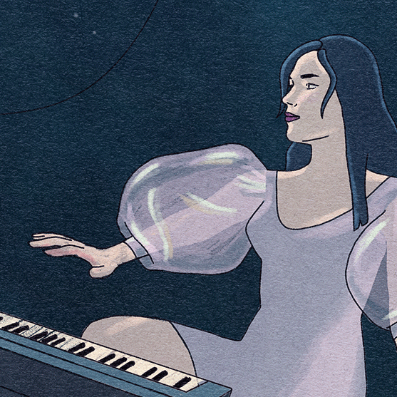 Mal de mer (fragment) - création pour le groupe Fée – illustration et animation © Nastassia Ach