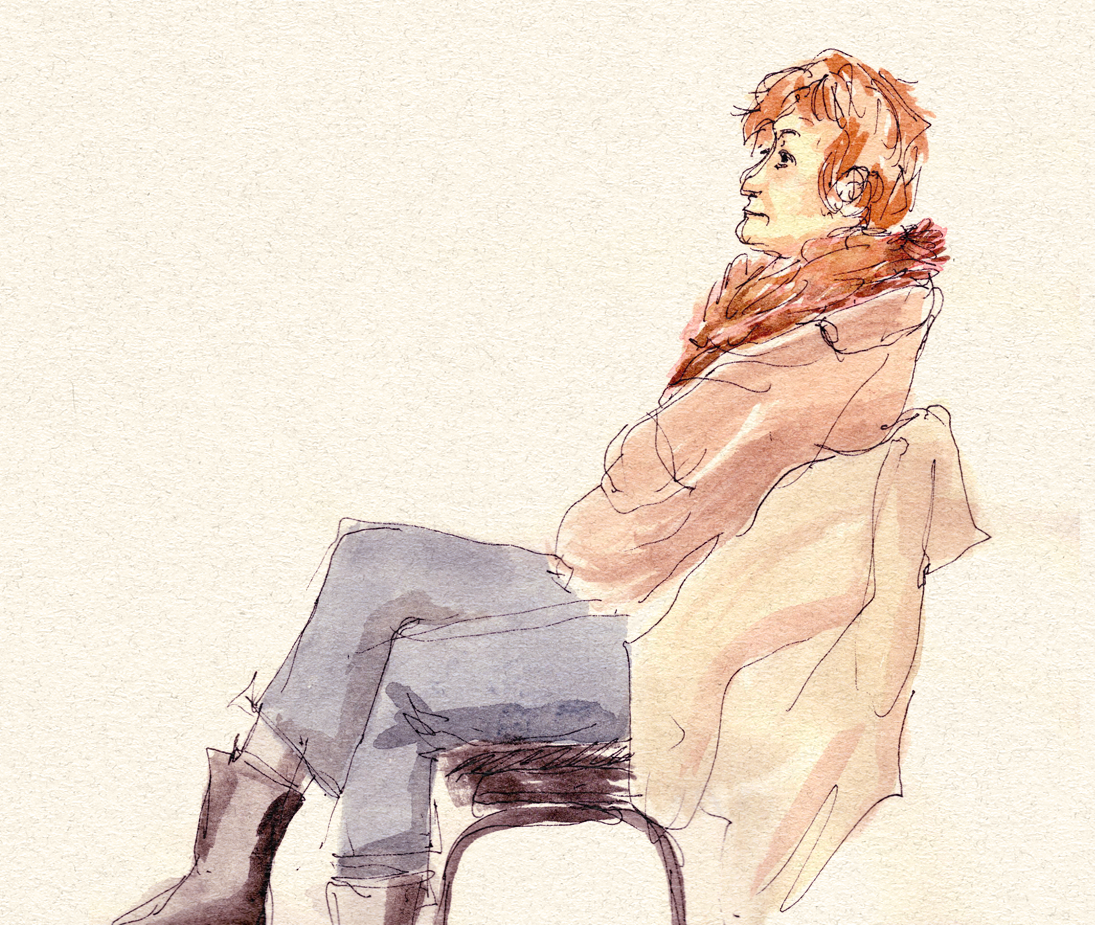 25 mars 2025 - Drouot - une spectatrice