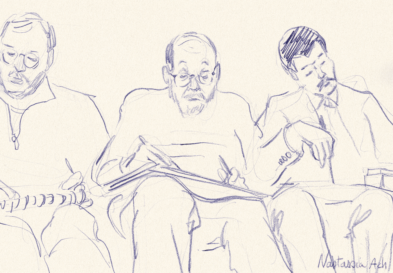 17 février 2026 - Le Barlone (Paris) - atelier de modèle vivant « Paris est une pose » - croquis sur le vif © Nastassia Ach