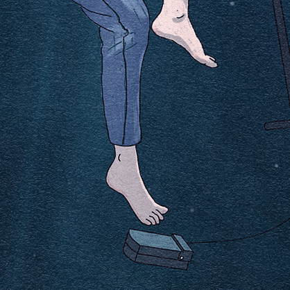 Mal de mer (fragment) - création pour le groupe Fée – illustration et animation © Nastassia Ach