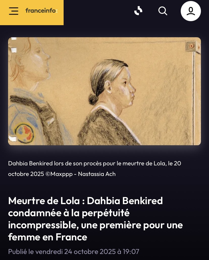 Publication Radio France / France Info - 20 octobre 2025