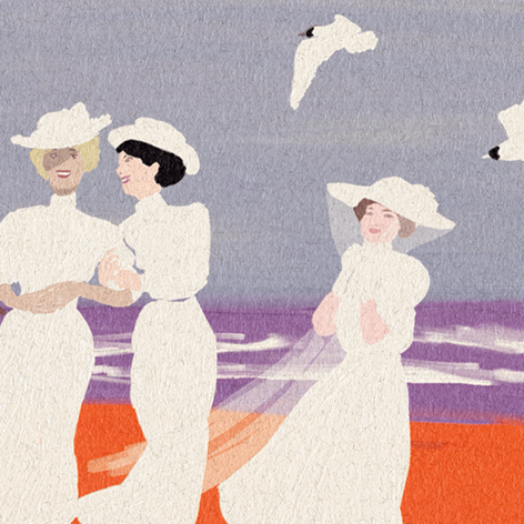 Jeunes filles (fragment) - illustration © Nastassia Ach