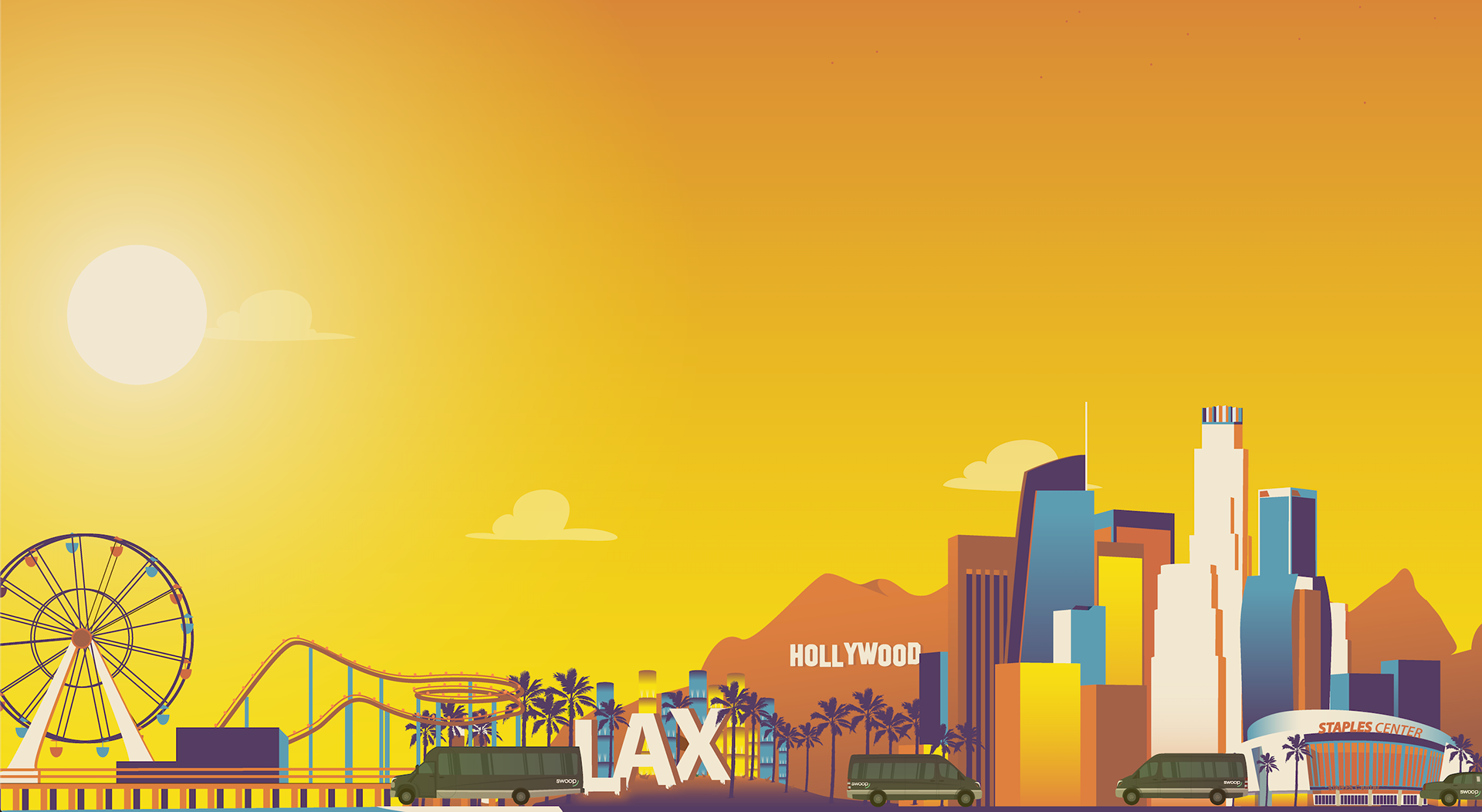 Digital piece of all of Los Angeles