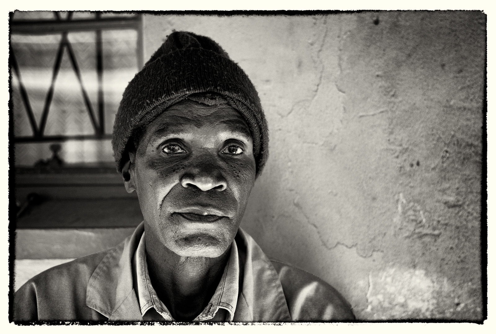 Man at HIV Clinic, Maun, Botswana