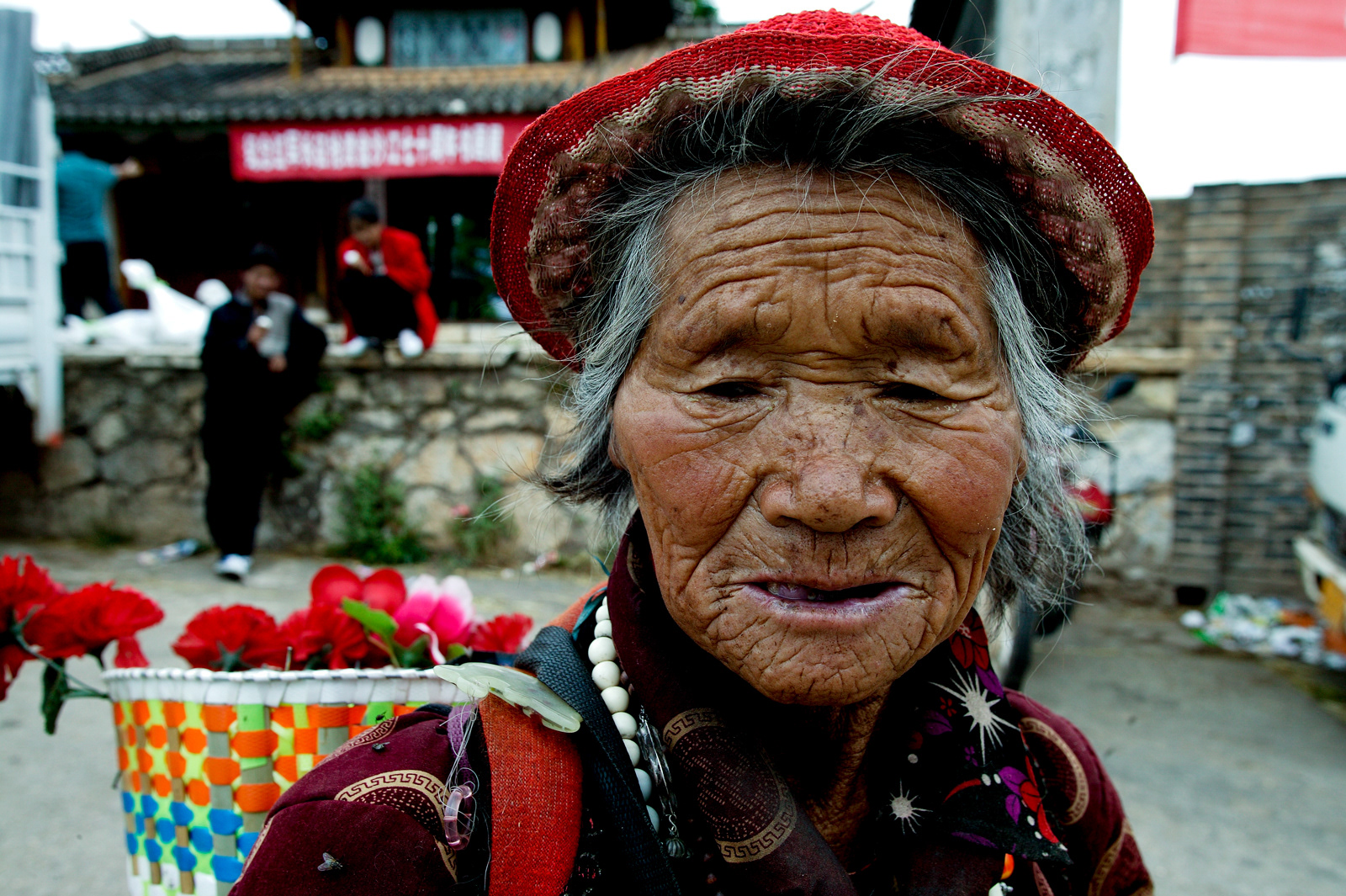 Lined face, Yunnan Province, China