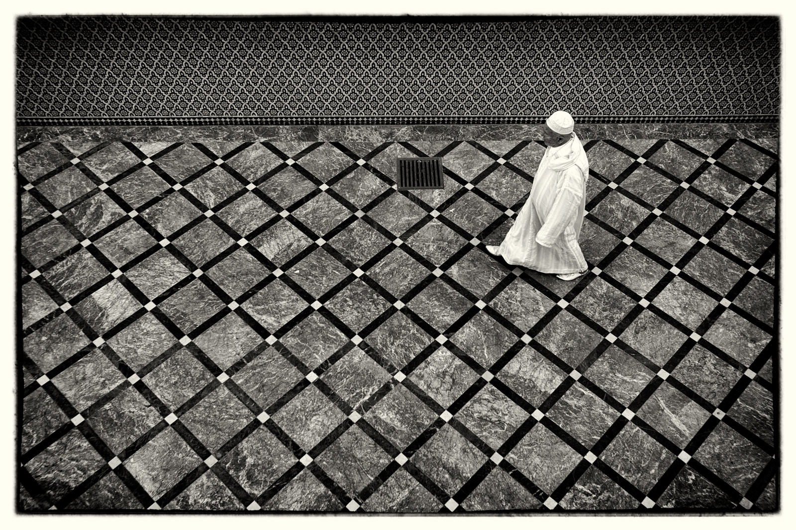 Man in Mosque, Moulay Idriss, Morocco