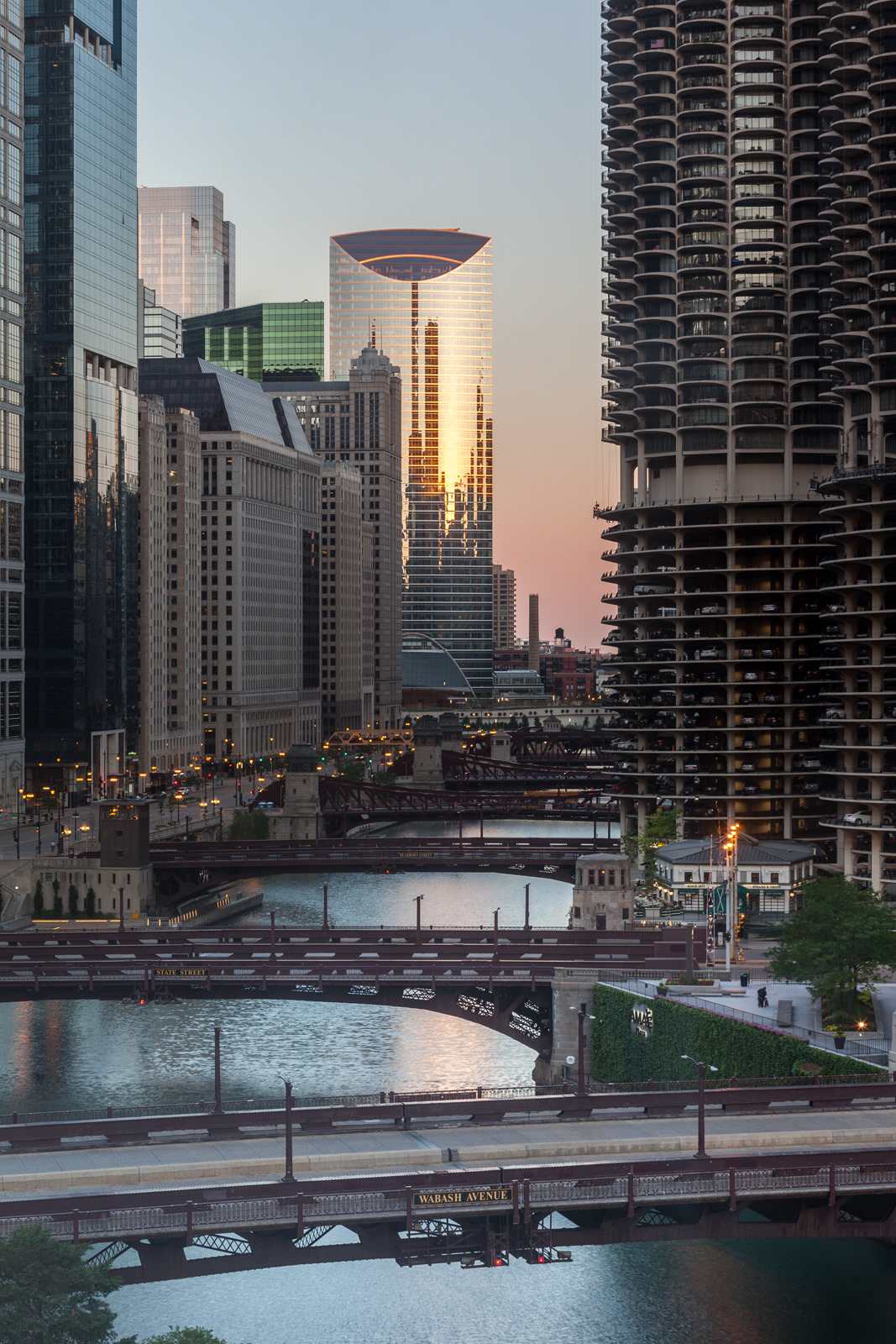 The Chicago River, Chicago, USA