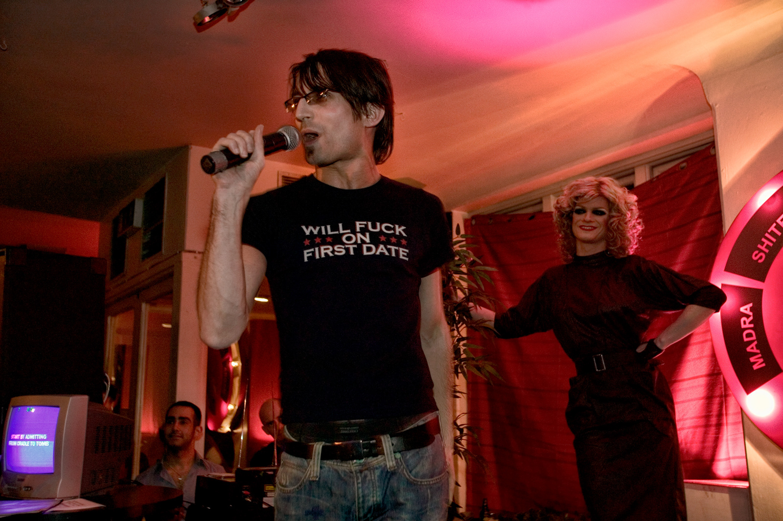 Karaoke night, pub, Dublin, Ireland