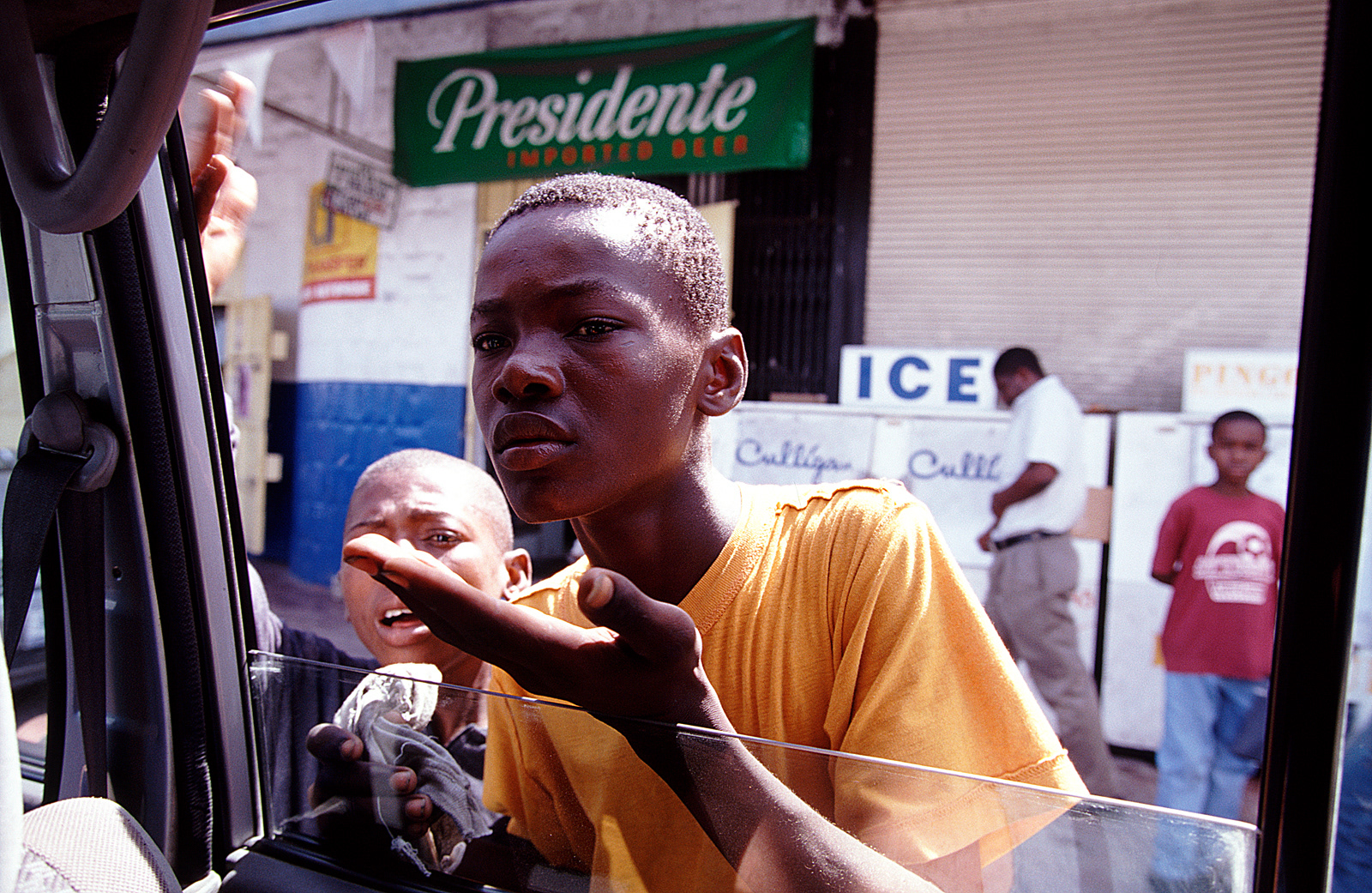 Begging boys, Haiti