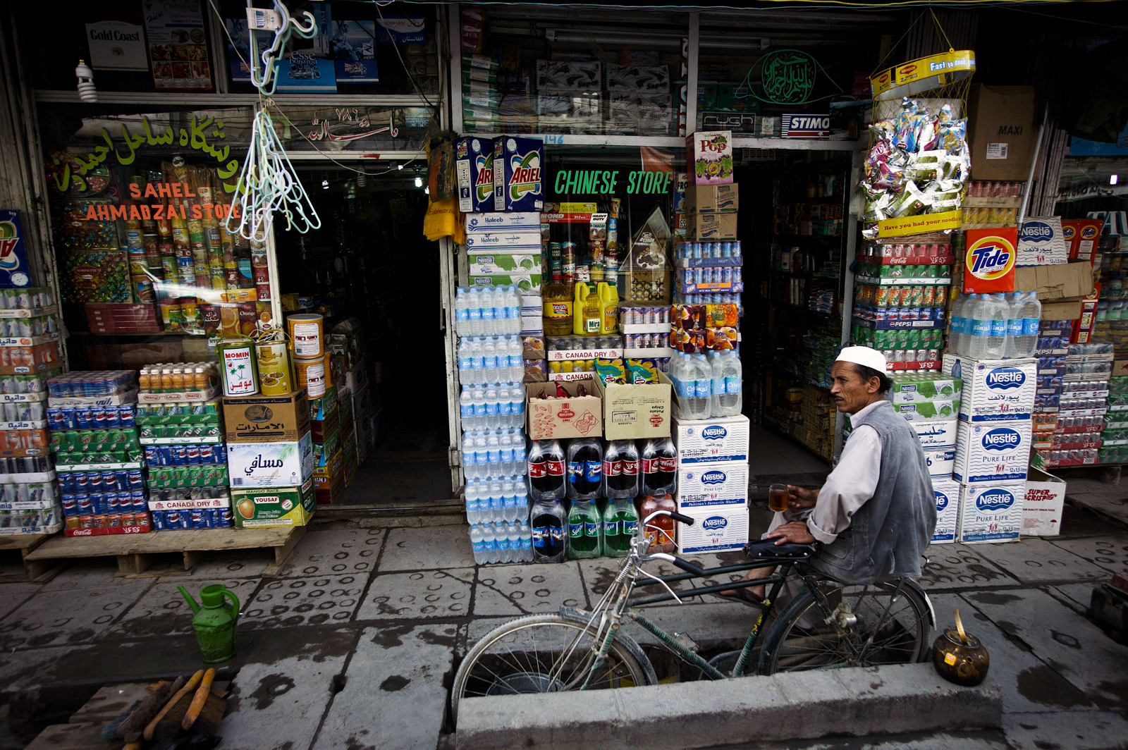 Man on Chicken Street, Kabul, Afghanistan