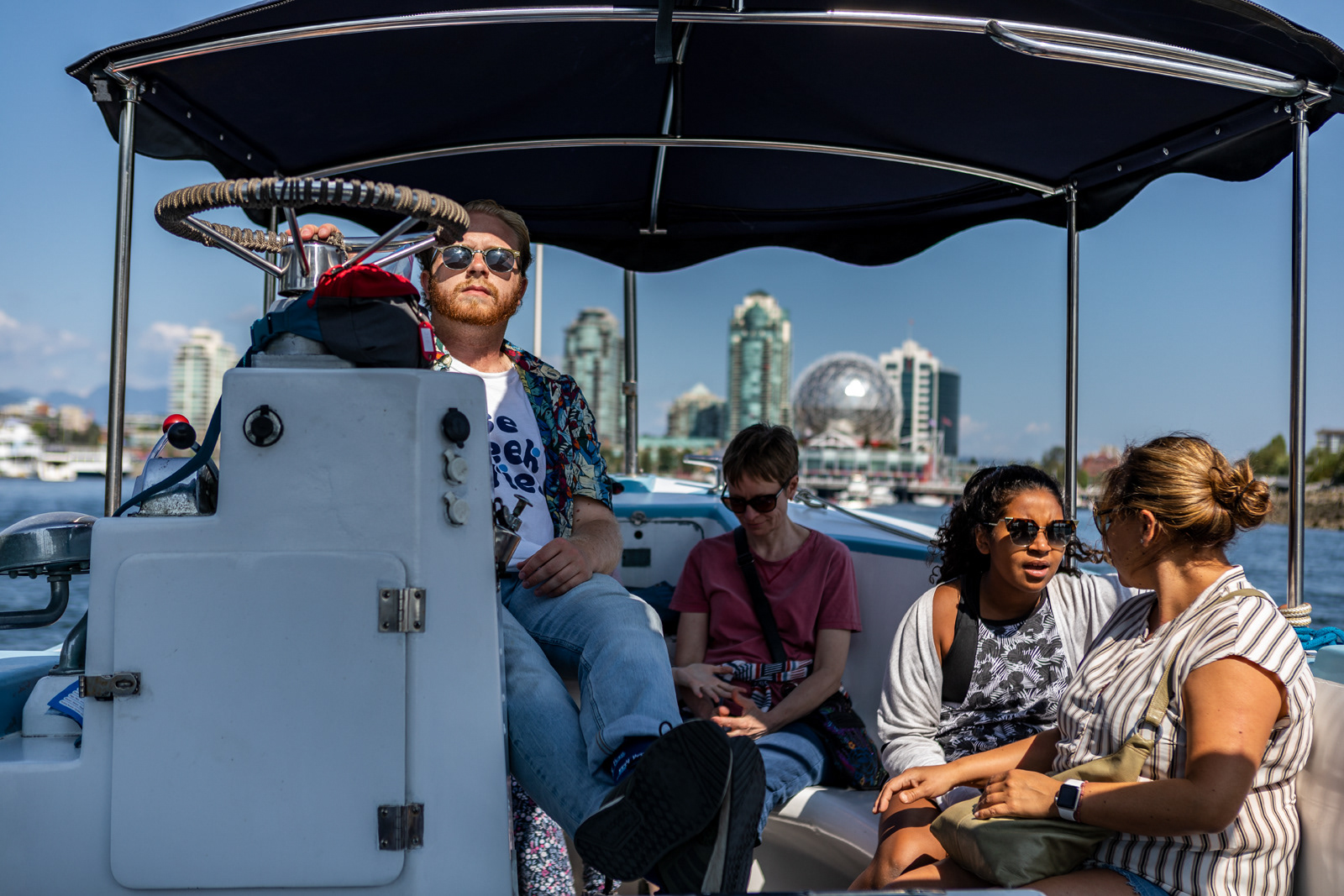Small ferry boat, False Creek, Vancouver, Canada