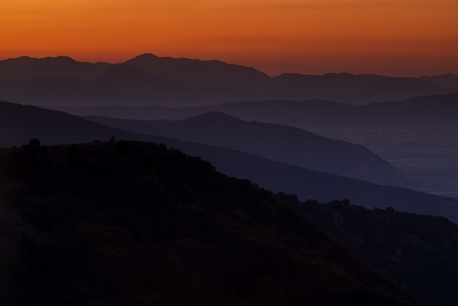Dusk, Abruzzo Nat'l Park, Italy
