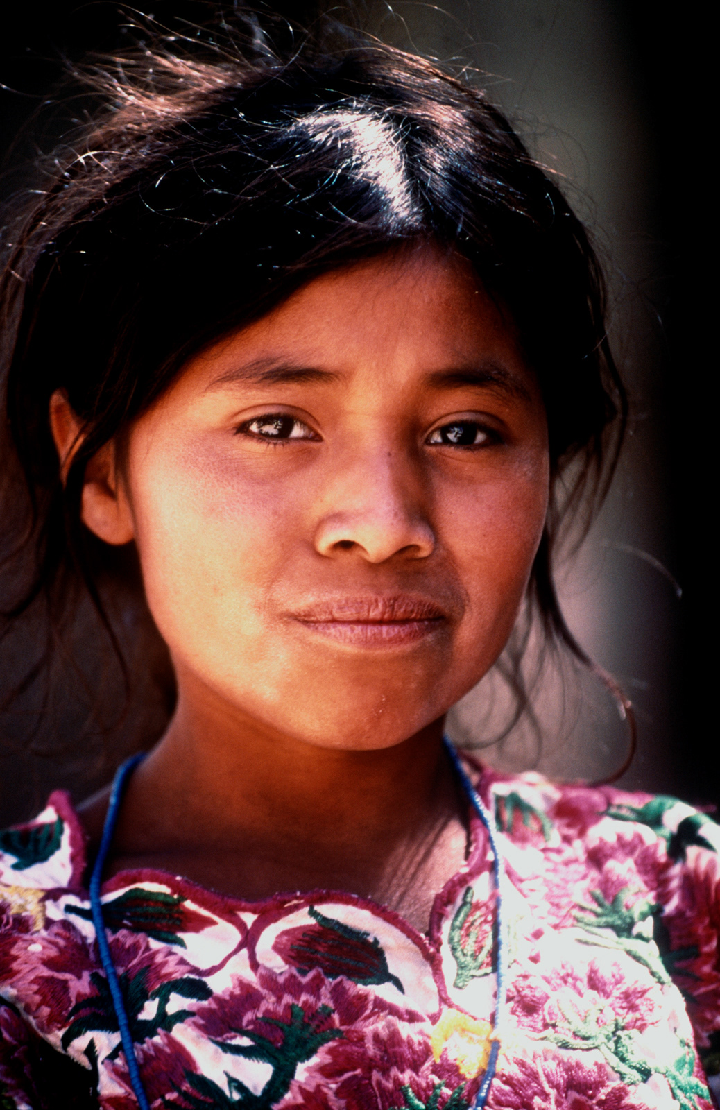 Maya girl, Huehuetenango, Guatemala