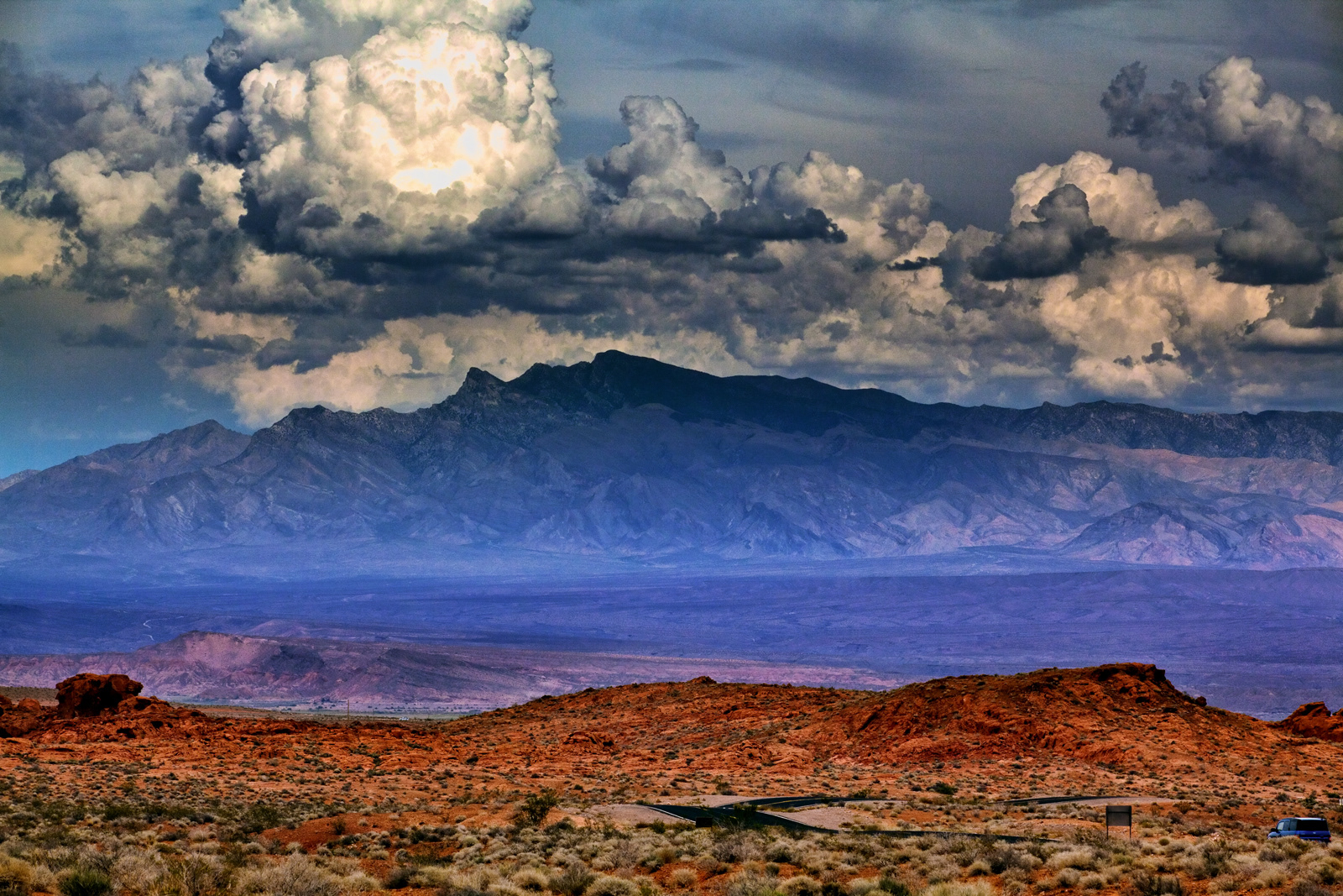 Breaking storm, Nevada, USA
