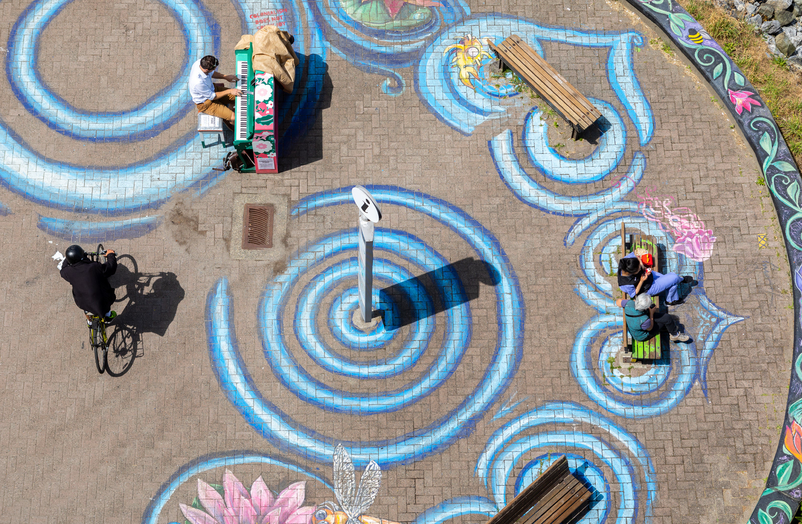 Public art and music, Vancouver, BC, Canada