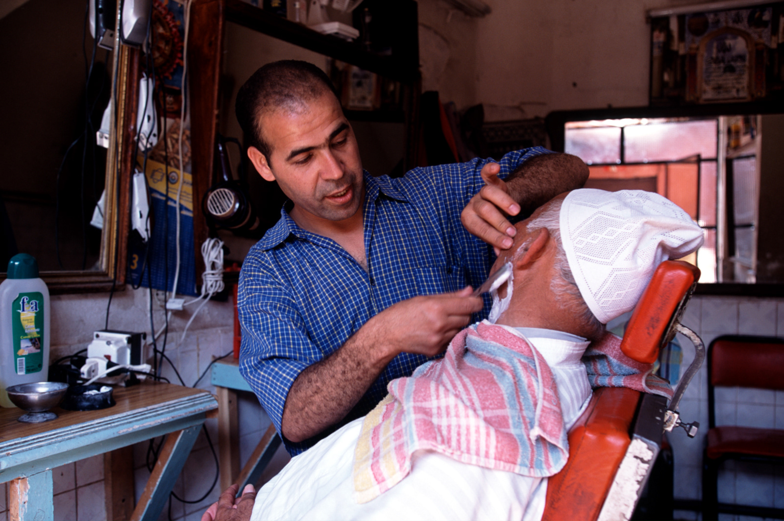 A close shave, Fez, Morocco