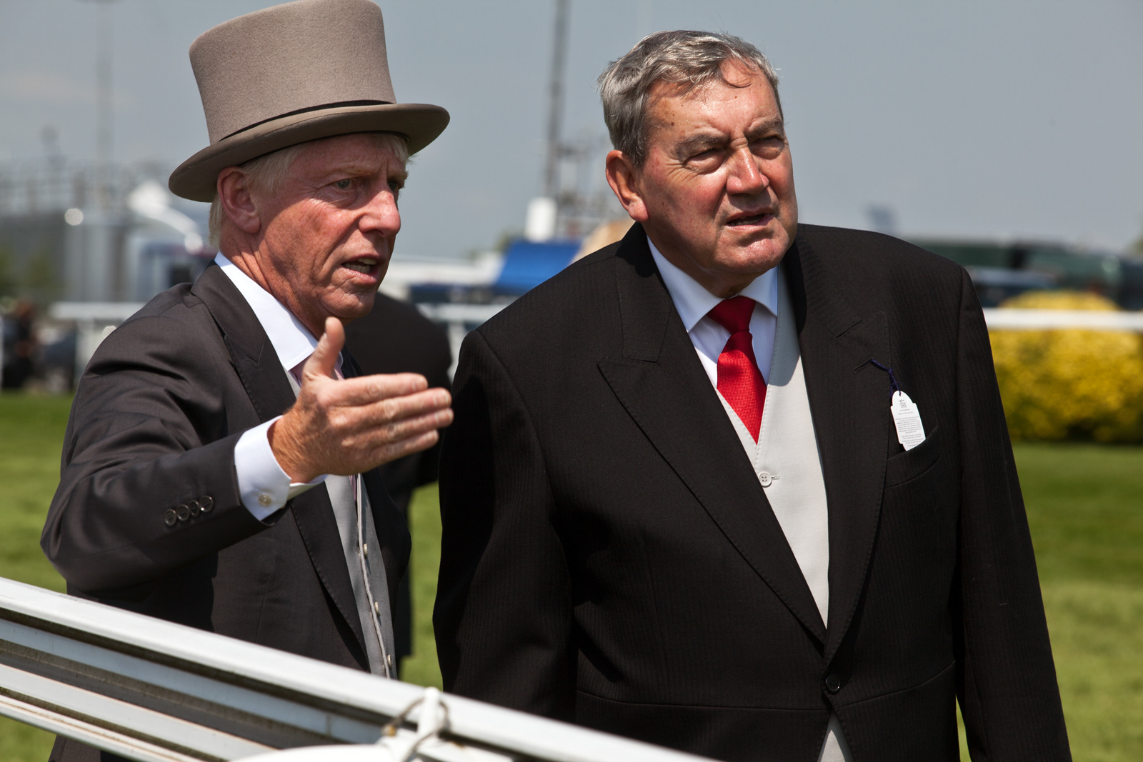 Suited and booted, Epsom Derby, England