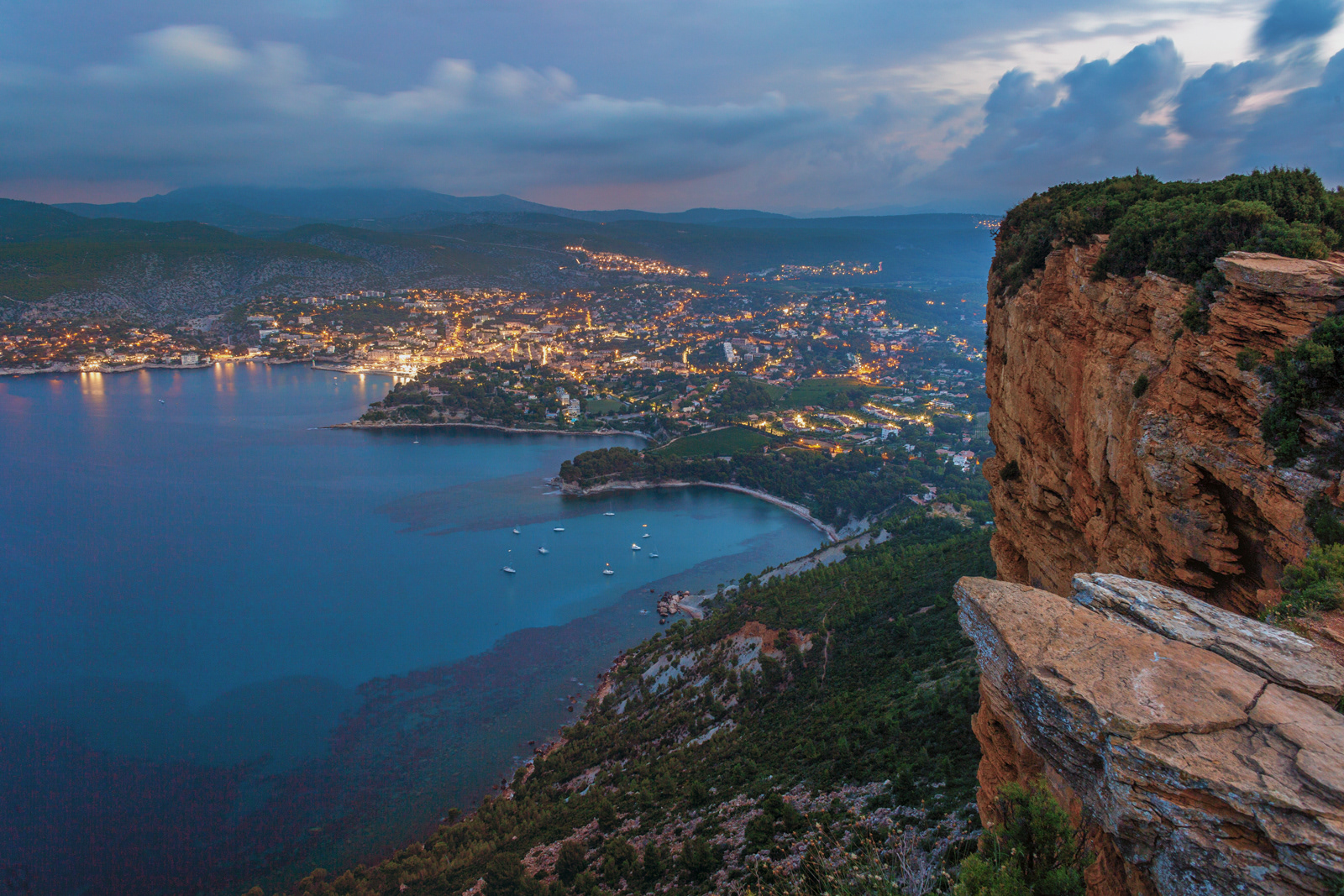 Elevated view, Cassis, France