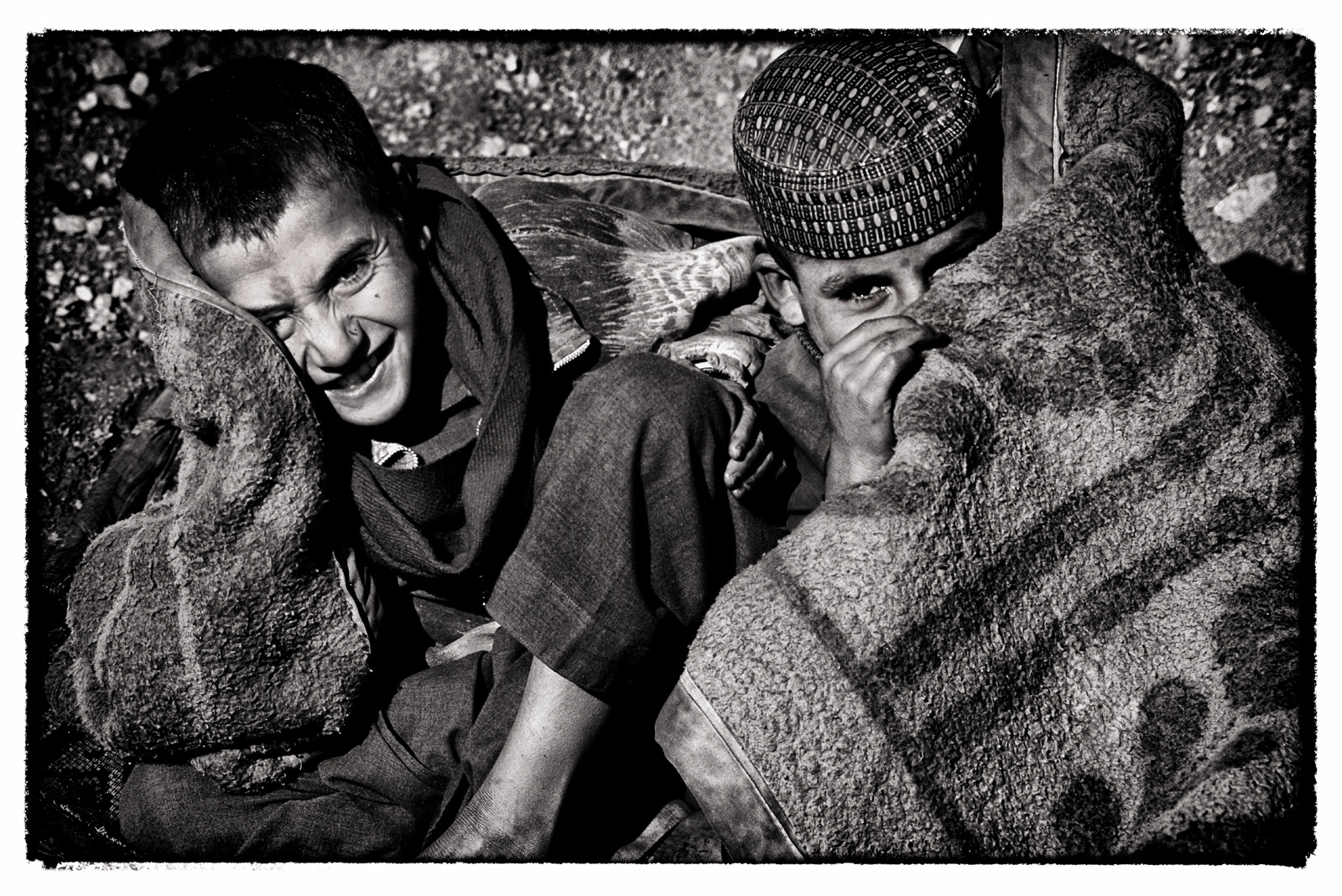 Boys in Refugee Camp, Herat