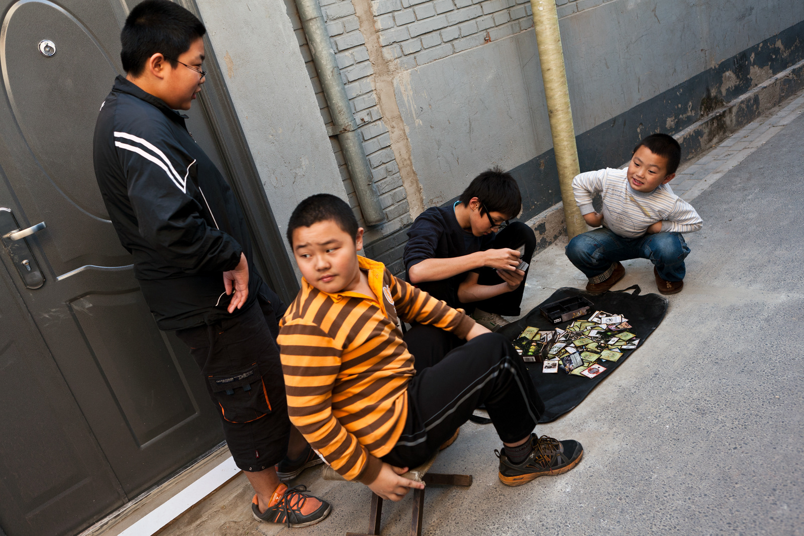 Boys in the Hutongs, Beijing, China