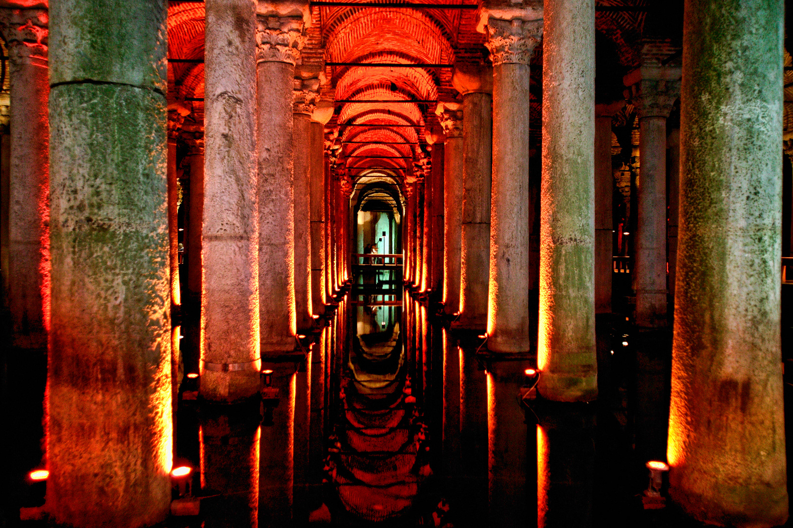 Justinian Basilica Cistern, Istanbul. Turkey