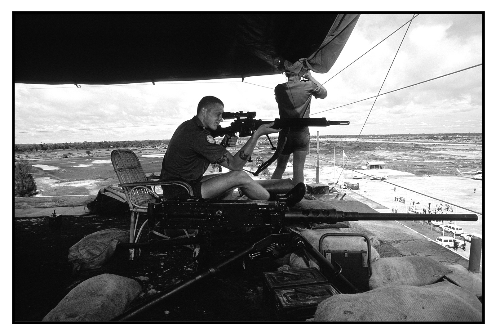 UN Sniper on Overwatch, Siem Reap, Cambodia