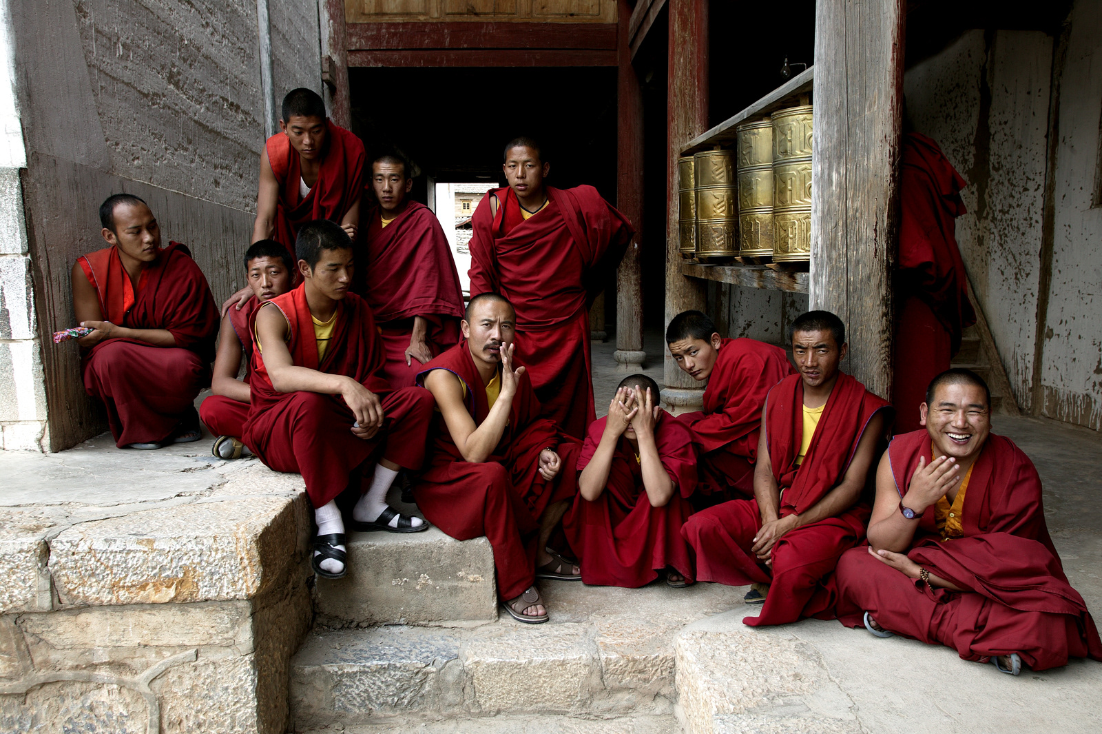 Buddhist monks, China