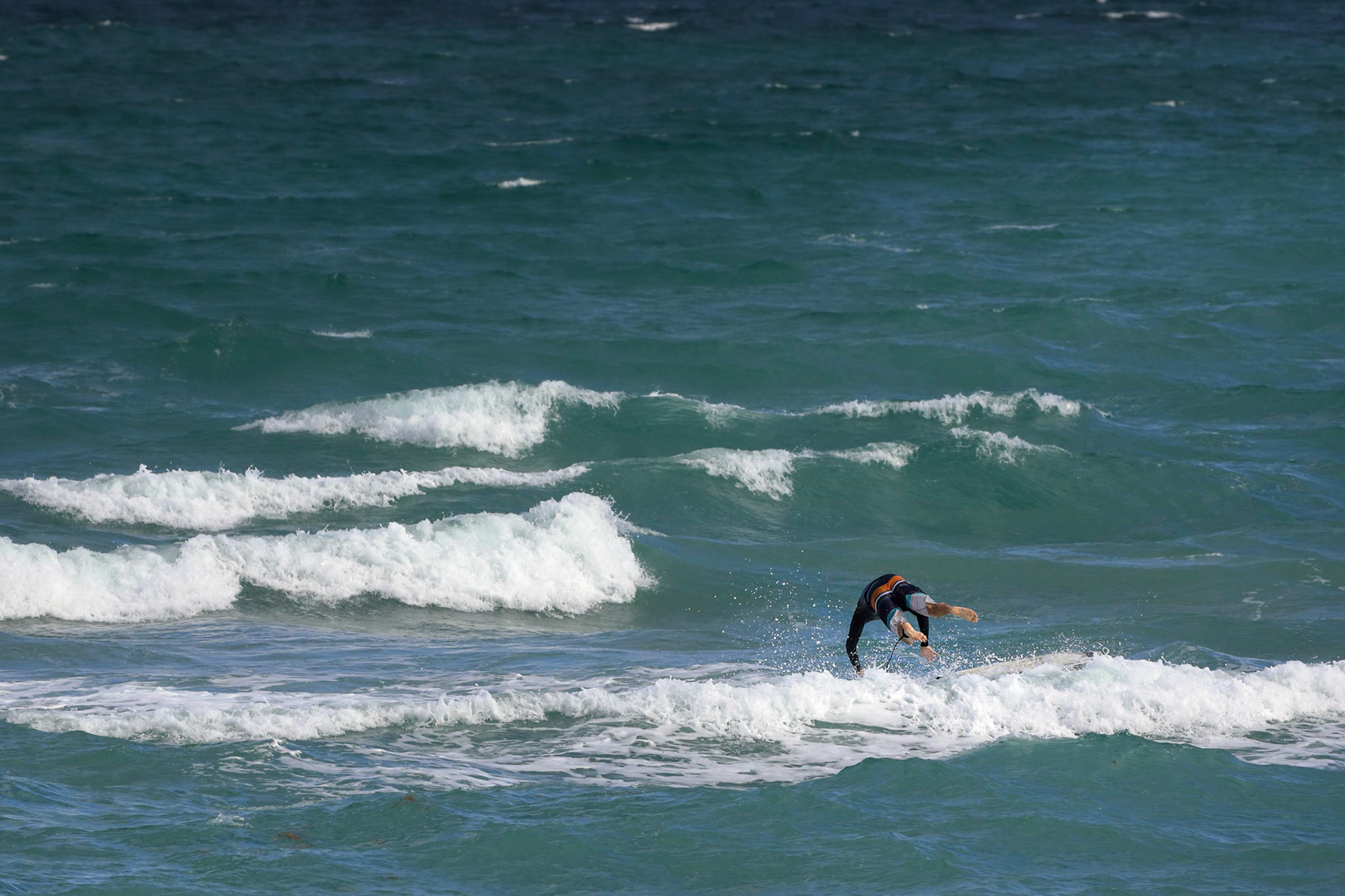 Wipe out on the wave.