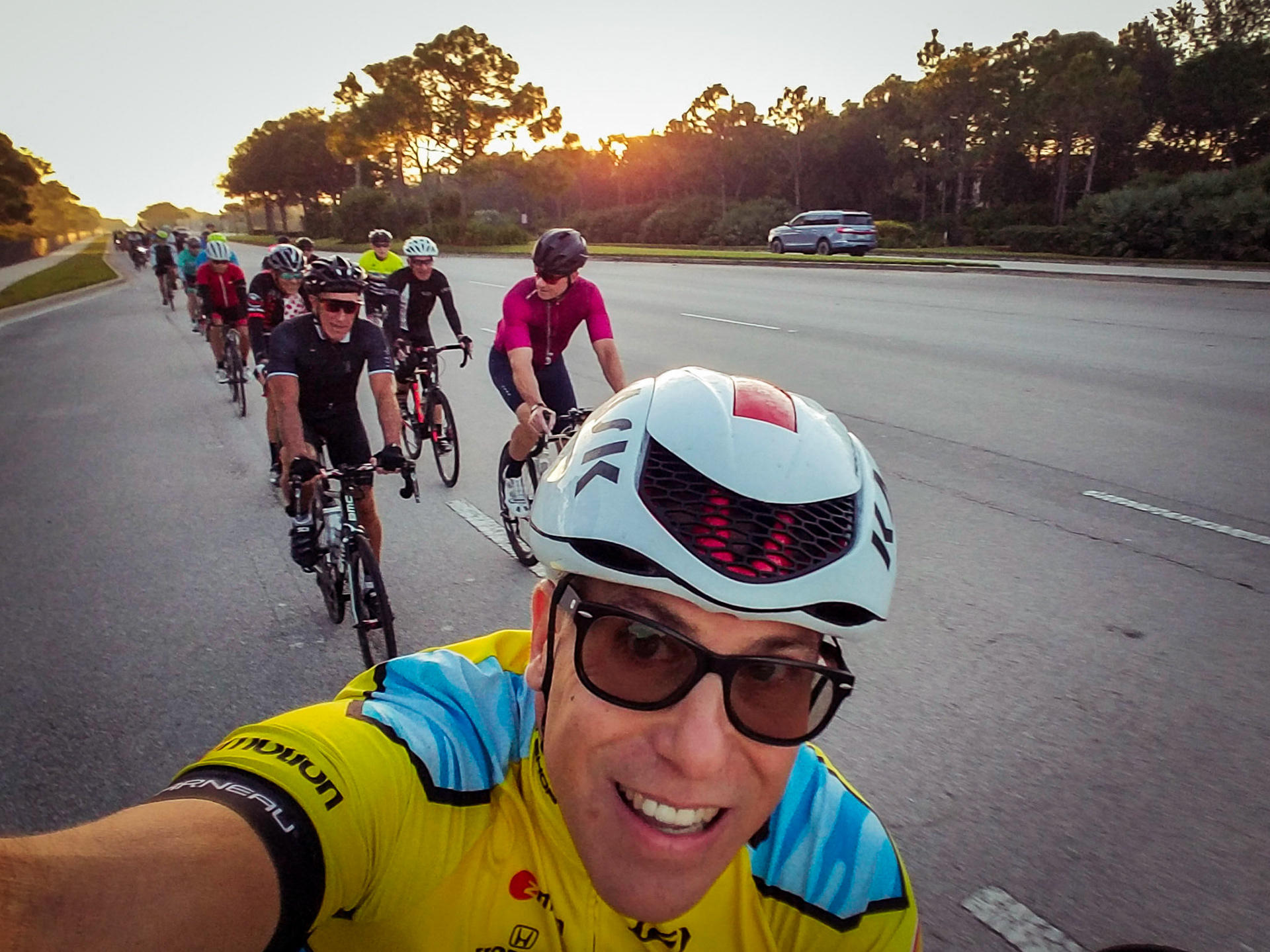 Thanksgiving day group ride.