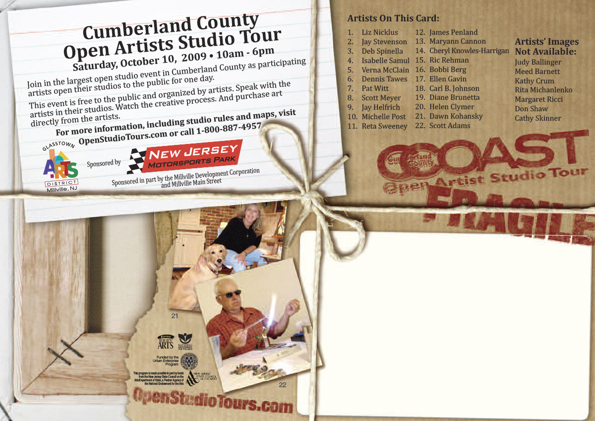 CCOAST Postcard Back