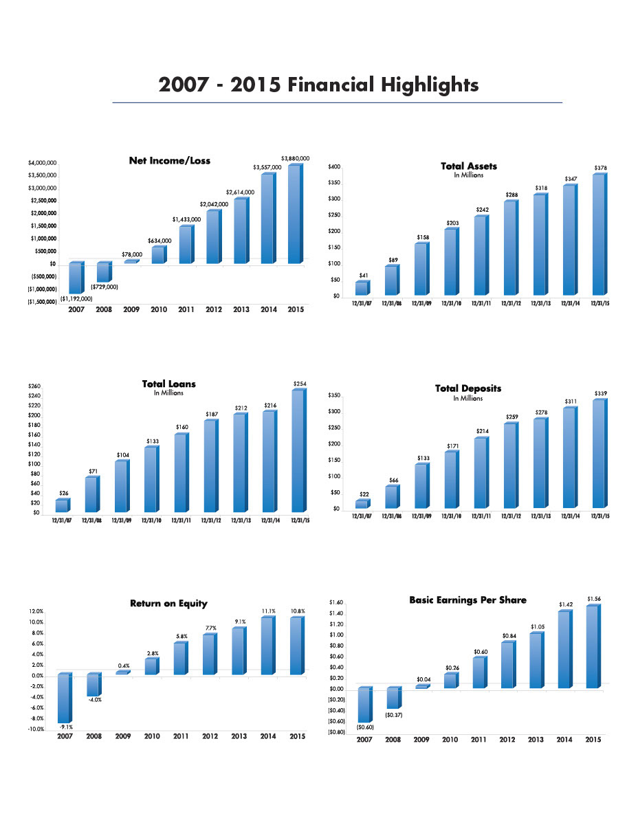 Annual Report Financial Charts