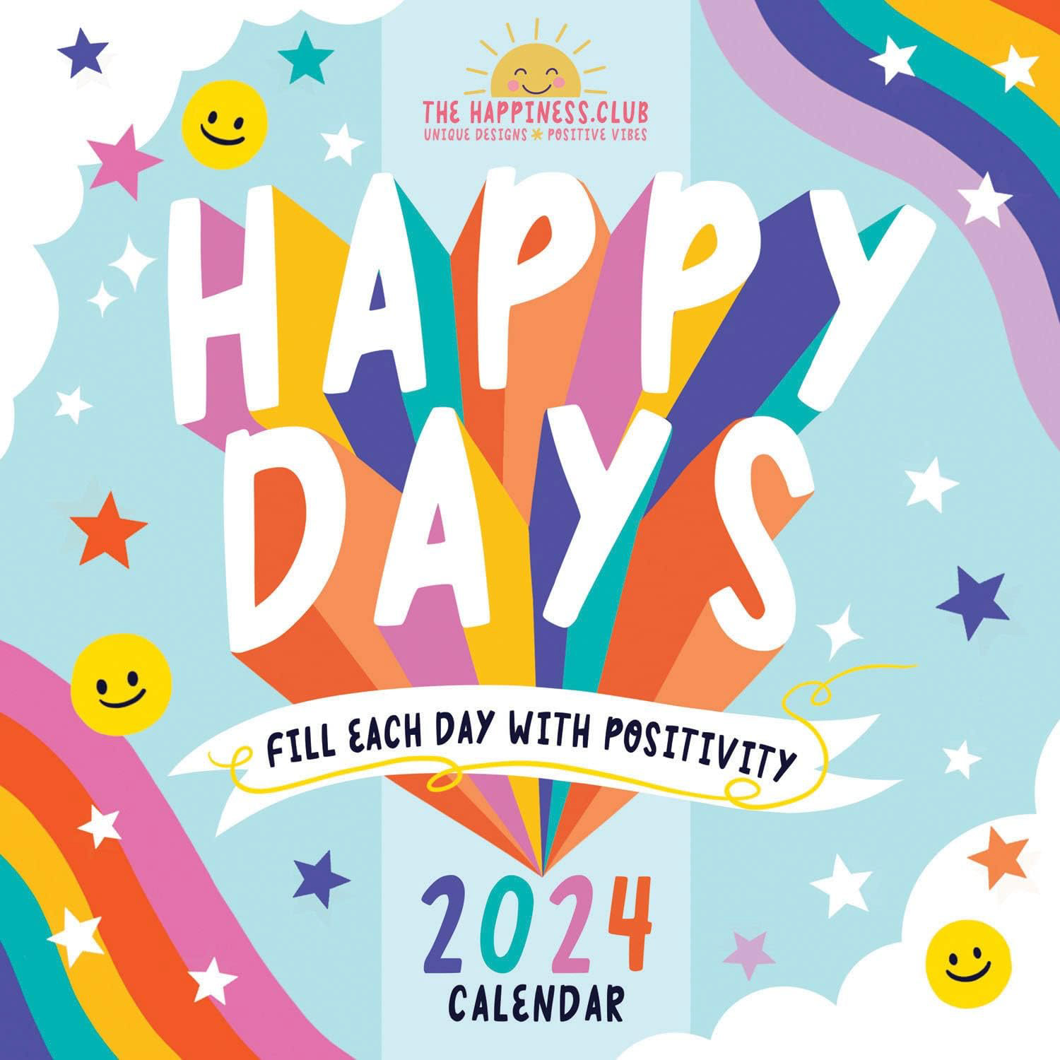 The Happiness Club 'Happy Days' 2024 Calendar Cover
