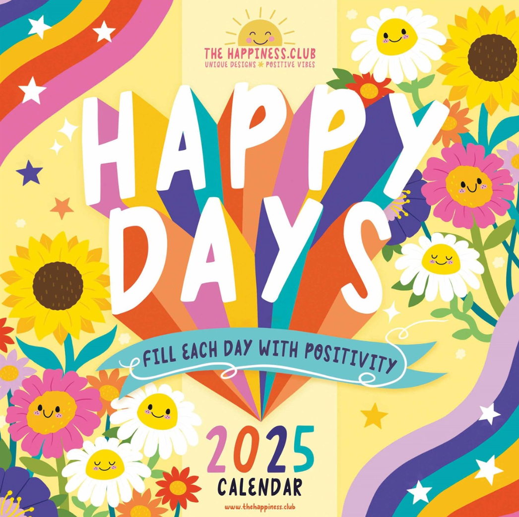 The Happiness Club Calendar 2025 Cover