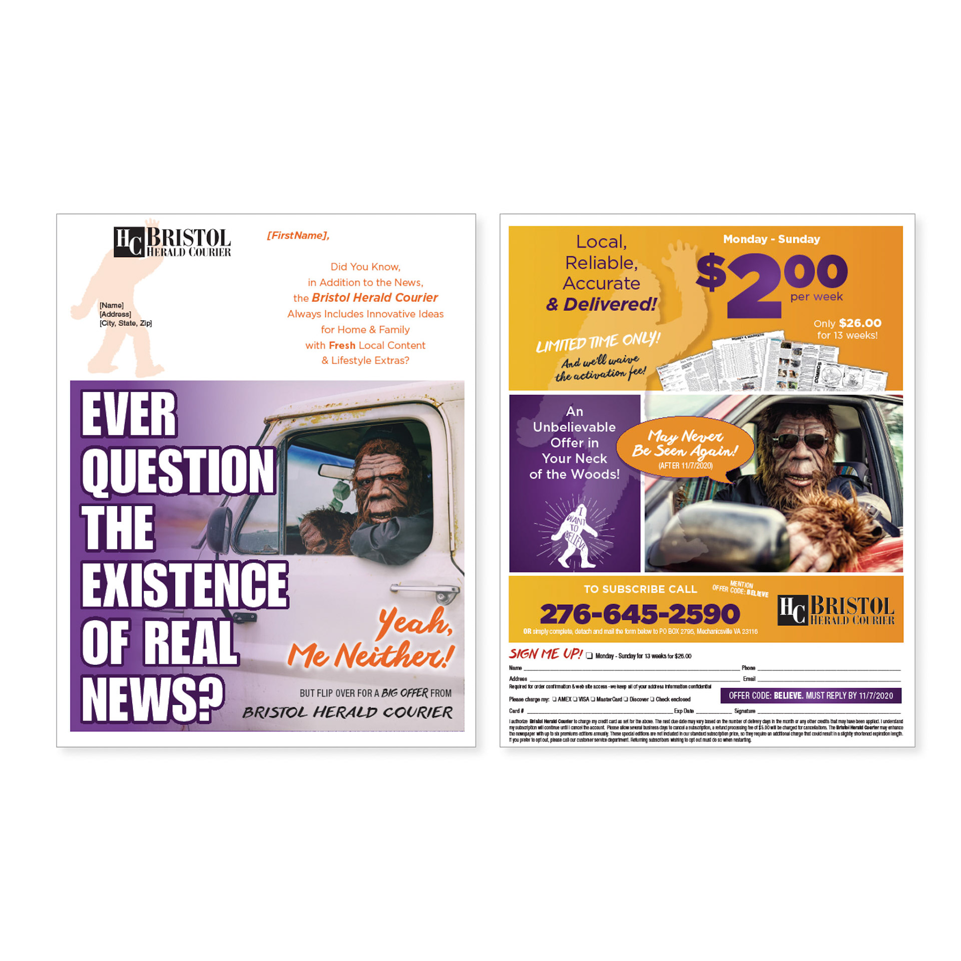 Direct Mail Trifold