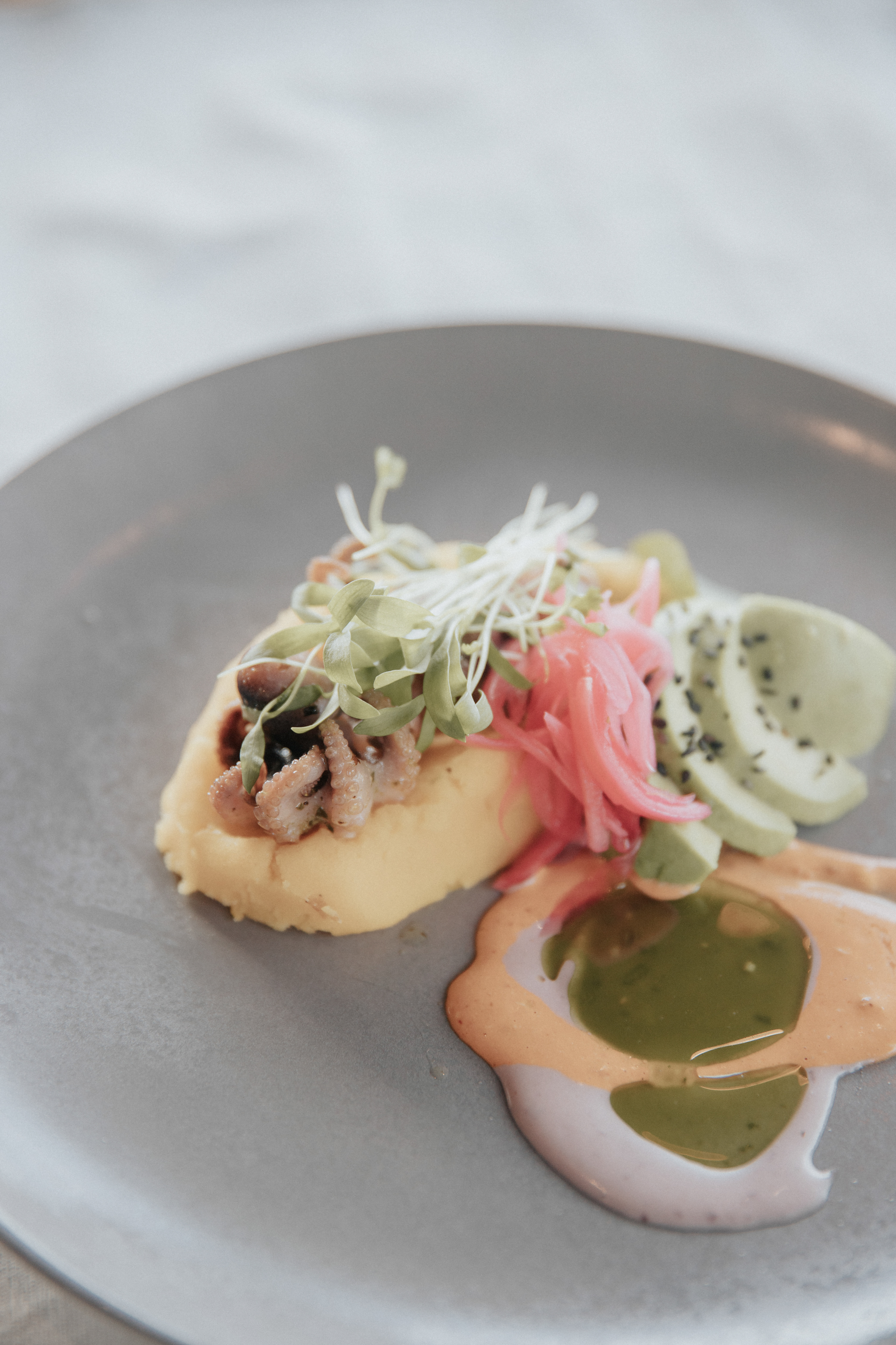 Causa Limeña con Pulpo Baby Parrillado