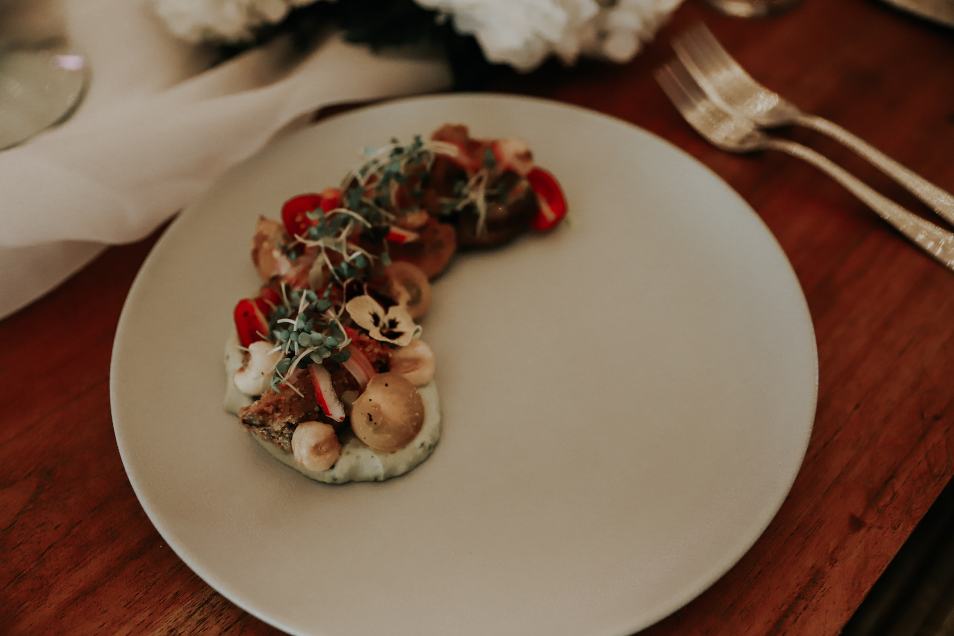 Ceviche de hongos
