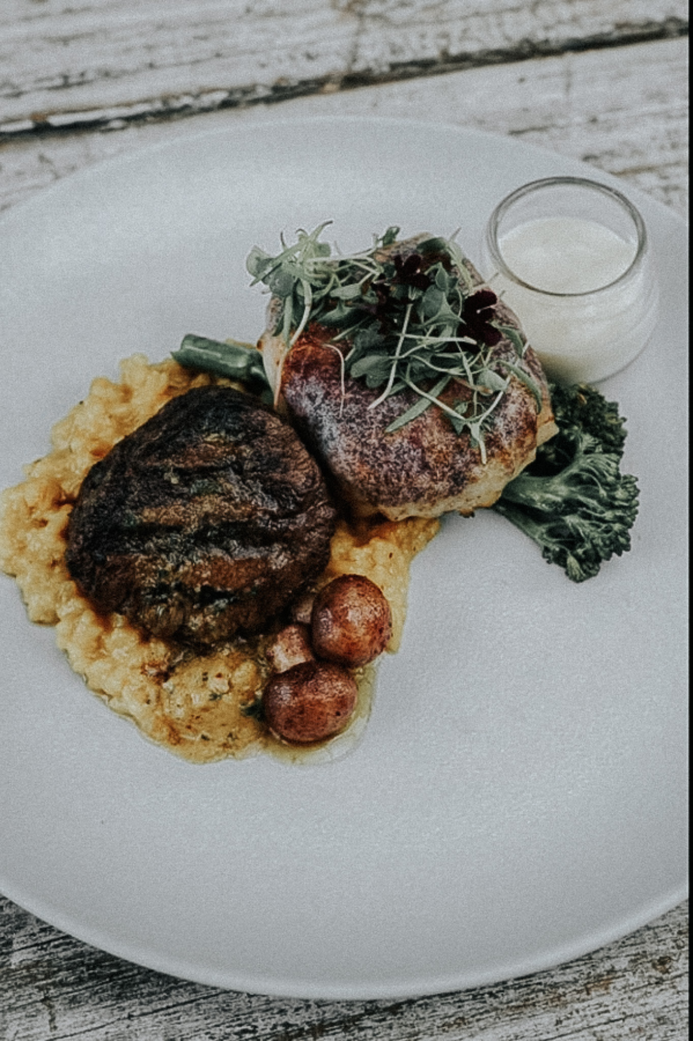 Surf and Turf con Salmón