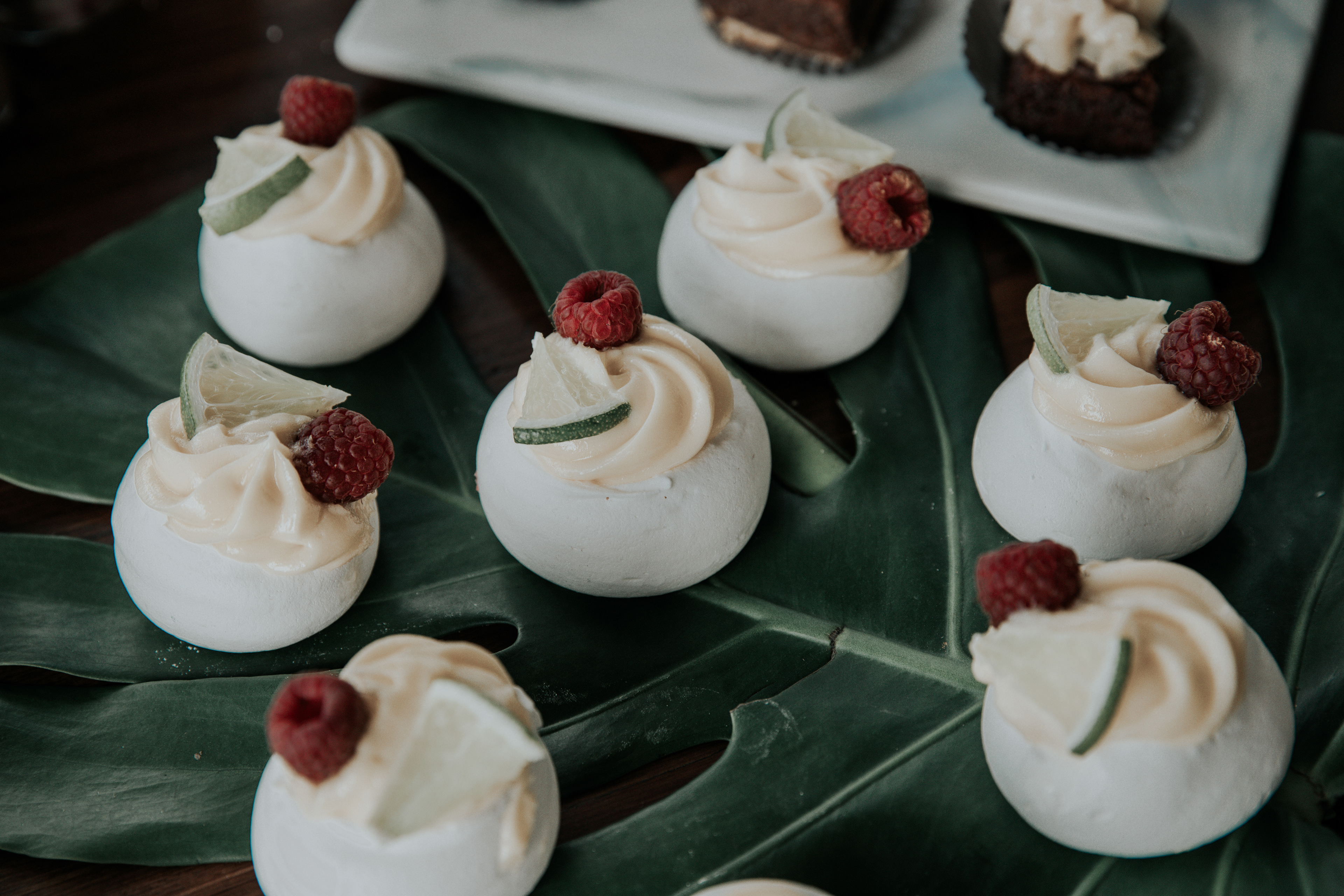 Mini Pavlova de Limón y Frambuesa